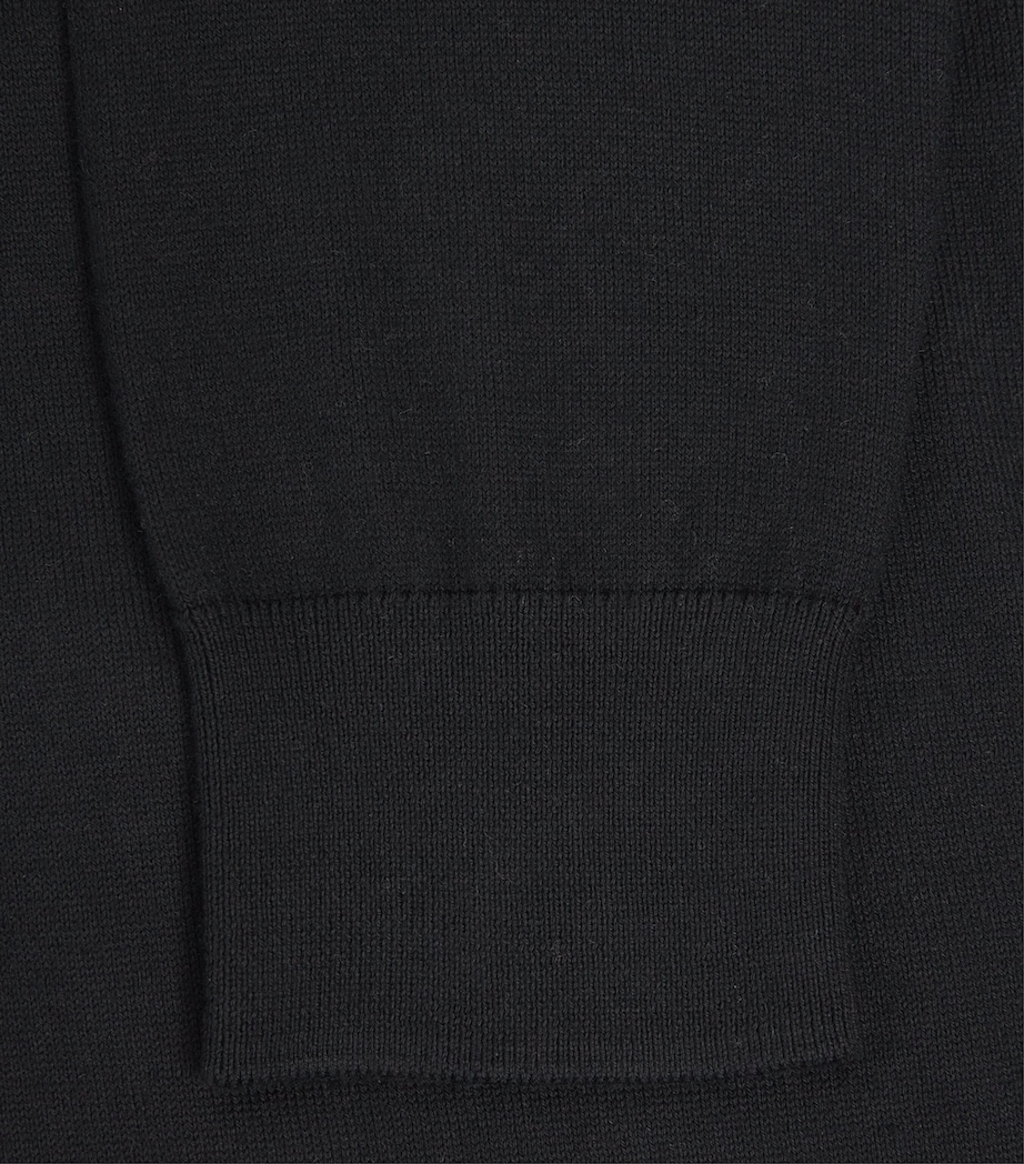 Cotton Polo Pony Sweater POLO BLACK Image 5