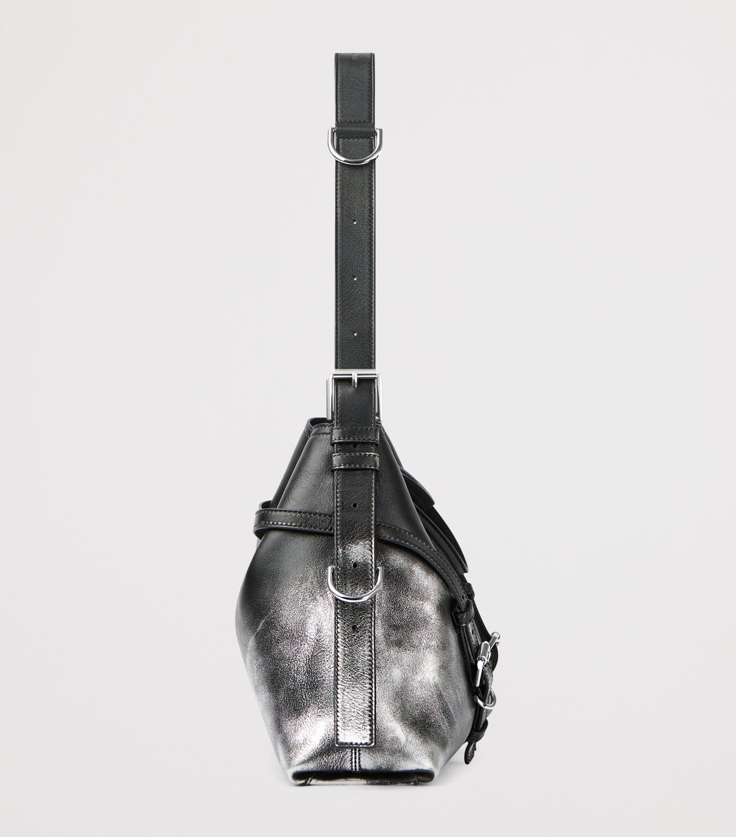 Medium Voyou Shoulder Bag BLACK Image 3