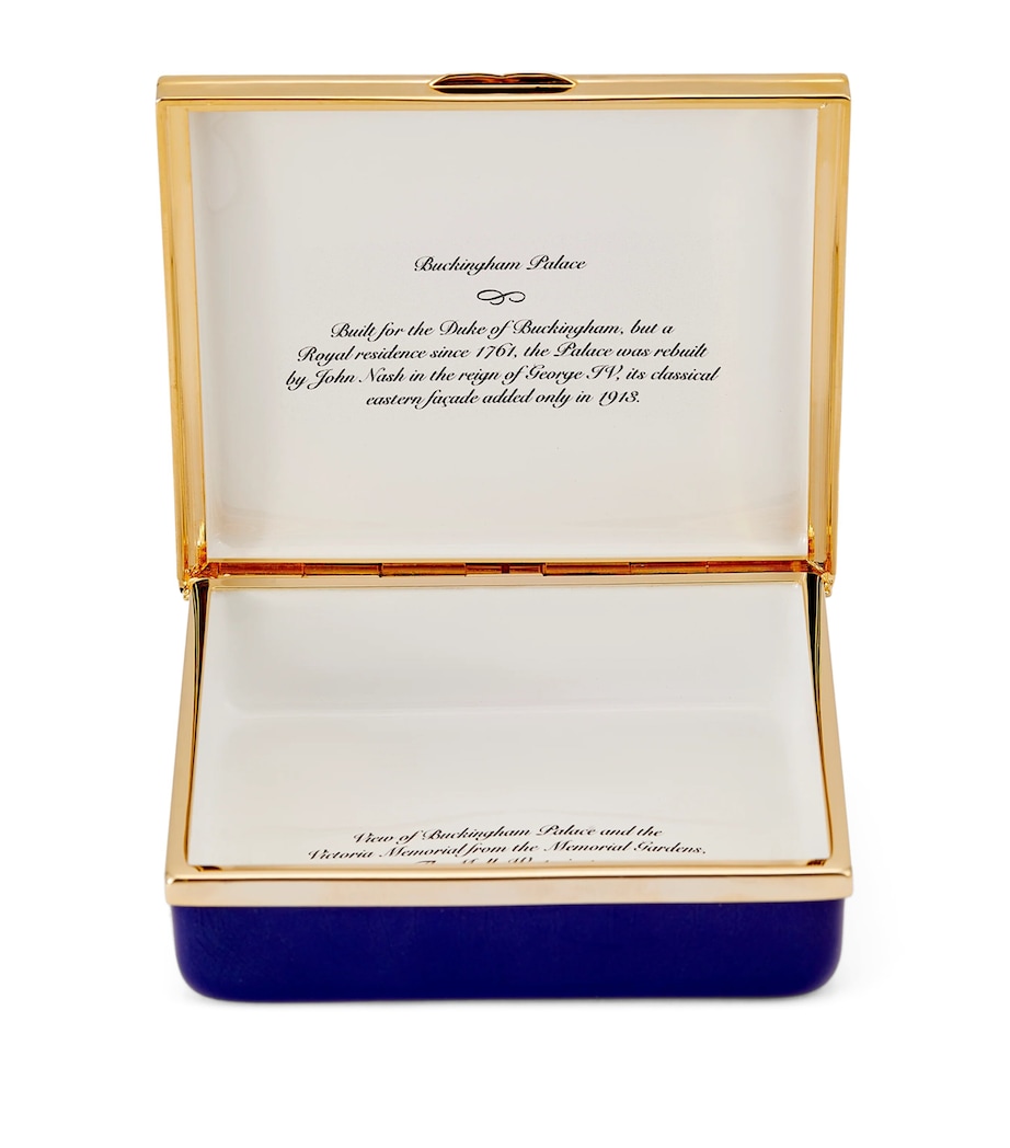 Halcyon Days Enamel Buckingham Palace Box Image 2