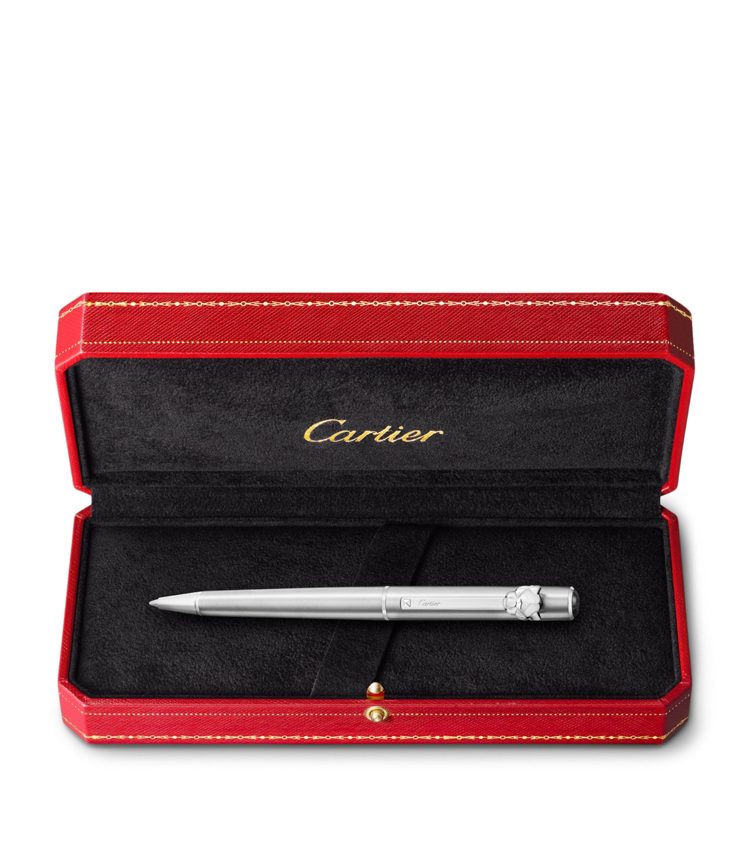 Small Panthère de Cartier Ballpoint Pen GOLD METAL Image 3