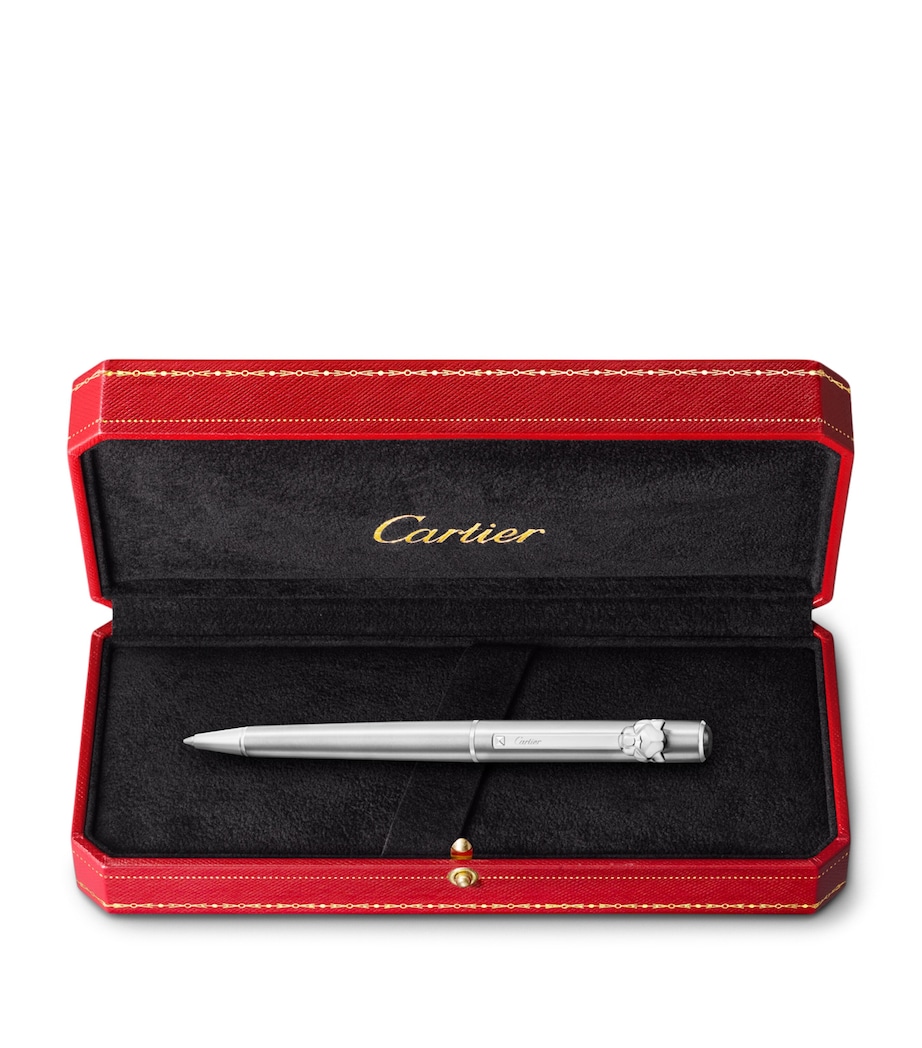 Small Panthère de Cartier Ballpoint Pen GOLD METAL Image 3