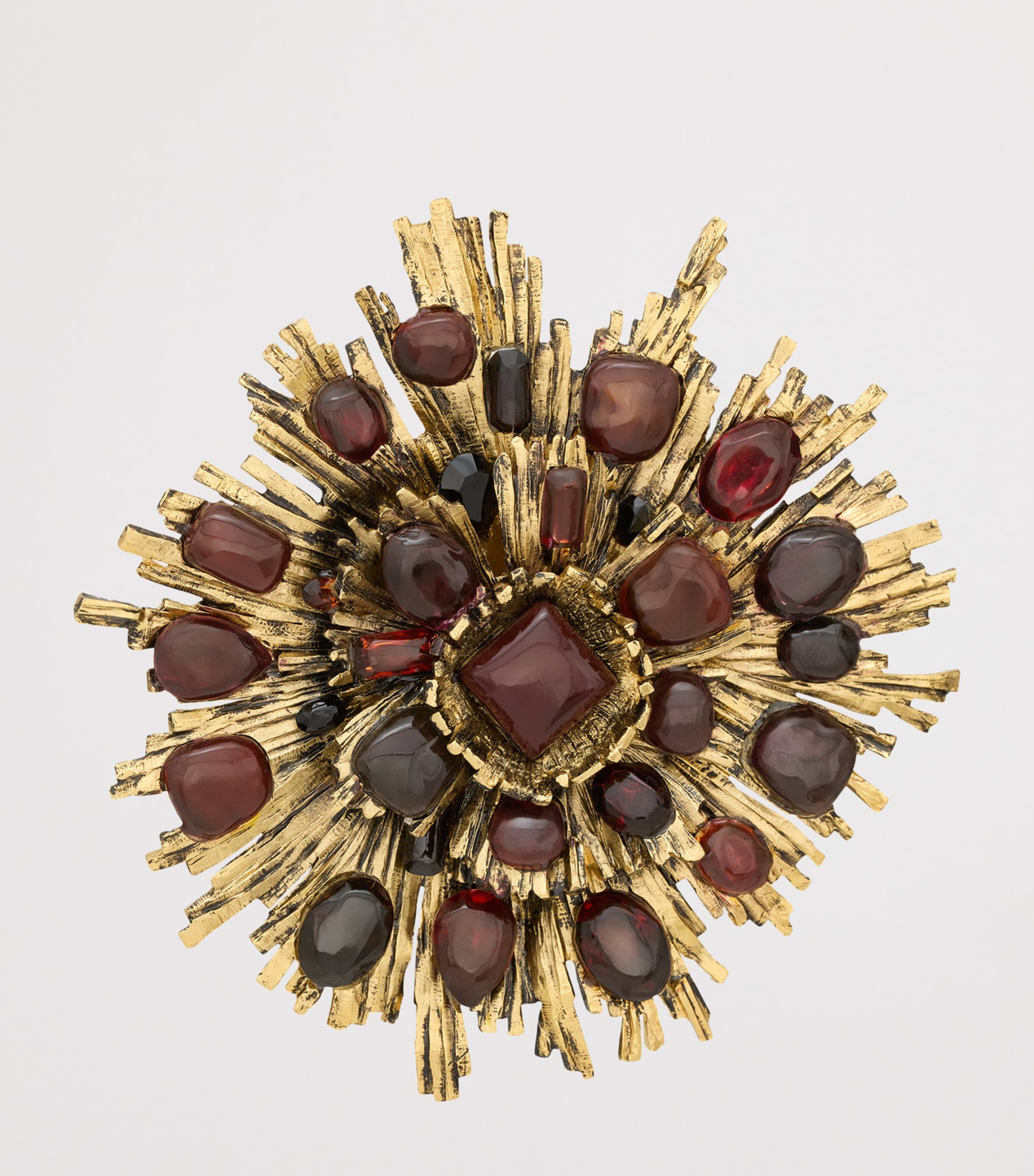 Saint Laurent Sunburst Chain Necklace Image 2