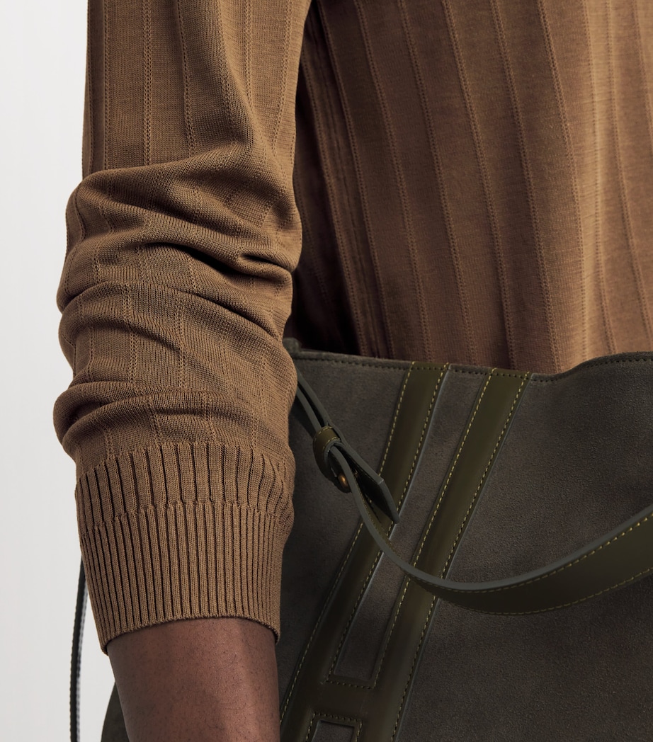 Cotton-Silk Sweater U6252 Image 6