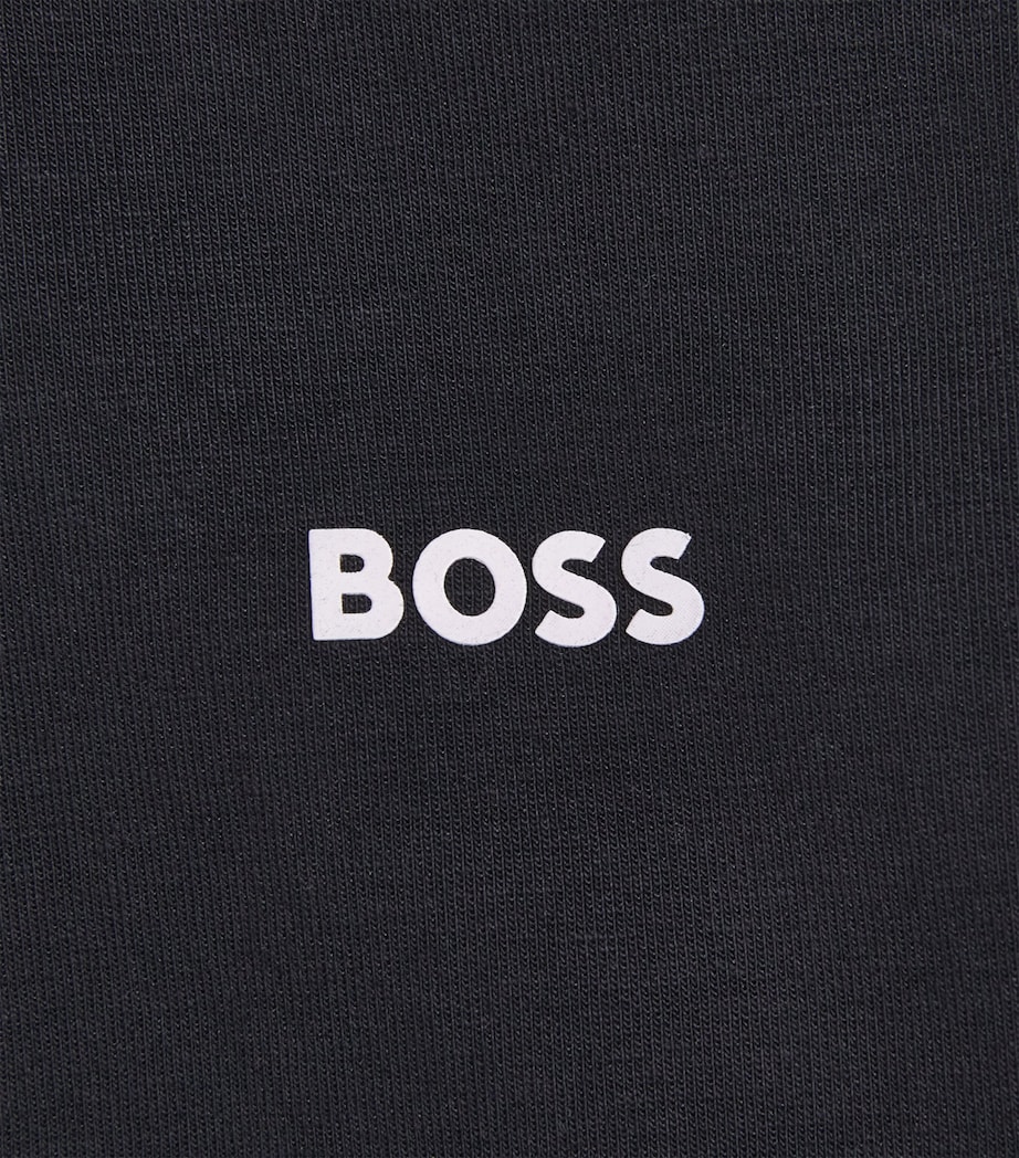 BOSS Kidswear Cotton-Blend Hoodie and Sweatpants Set (4-16 Years) Black Image 4