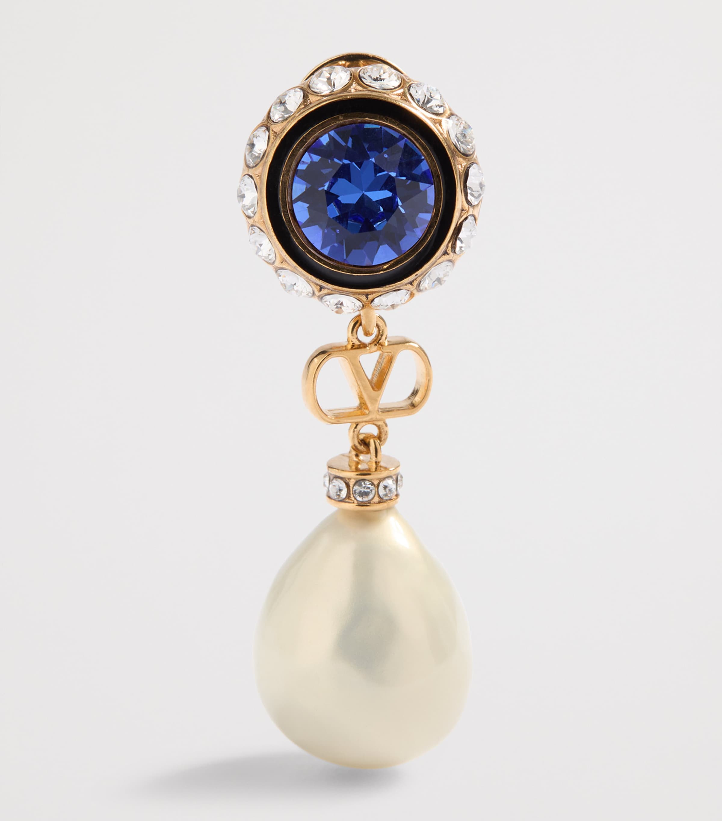 VLogo Signature Pearl Earrings ANP Image 3