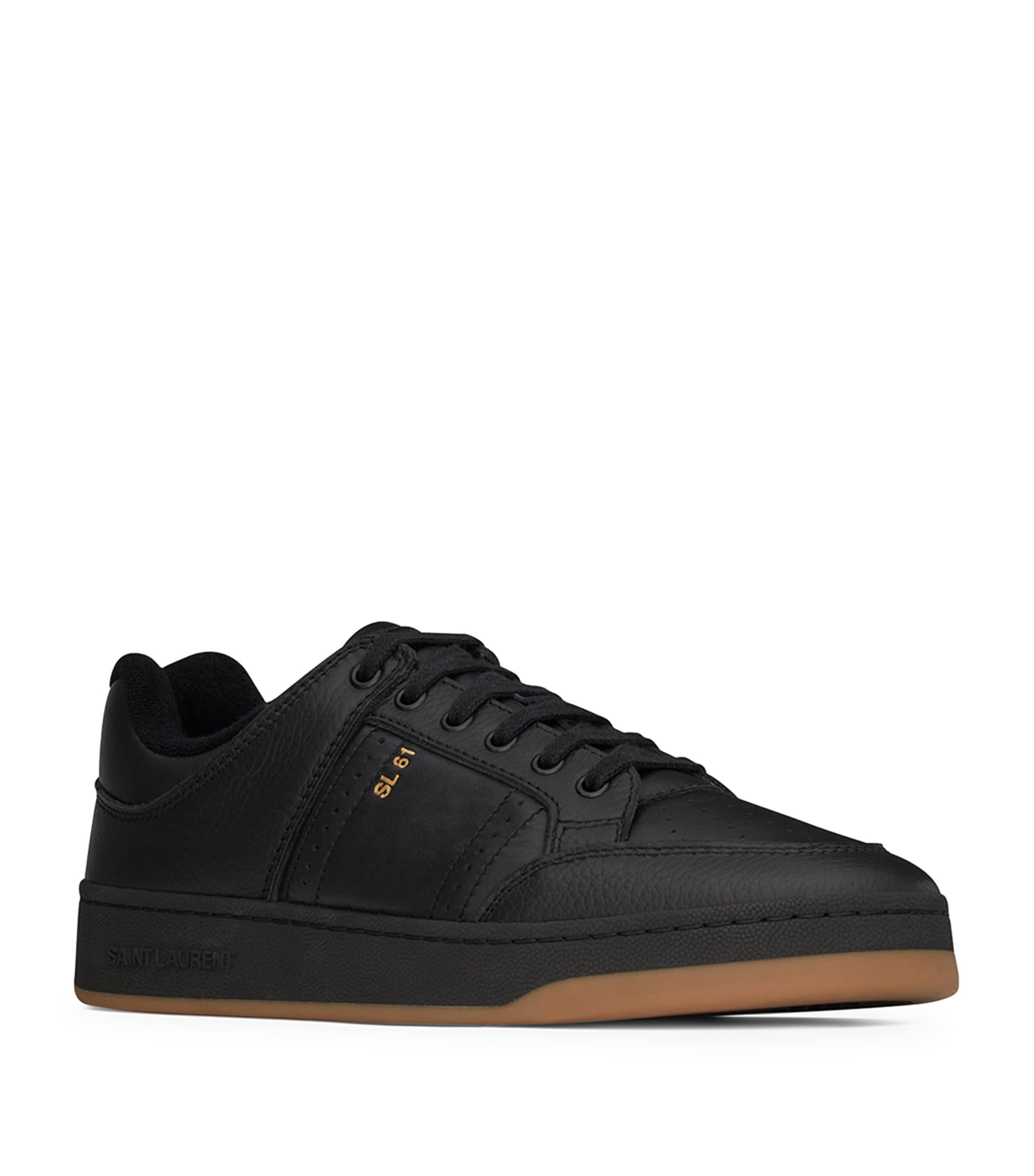 スニーカー SAINT LAURENT SL / 61 LOW SNEAKERS IN LEATHER Saint Laurent Men's SL/61 Leather Low-Top Sneakers | Neiman