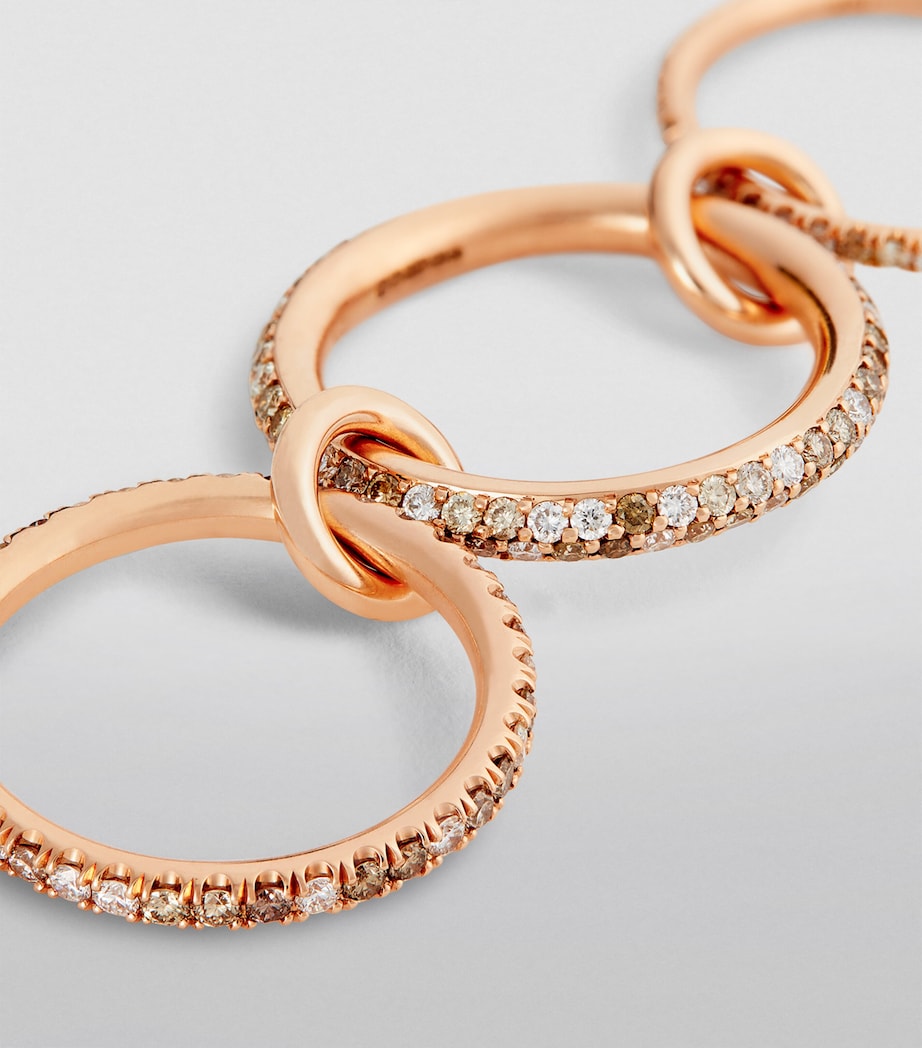 Rose Gold and Diamond Nova Ring ROSE GOLD Image 3