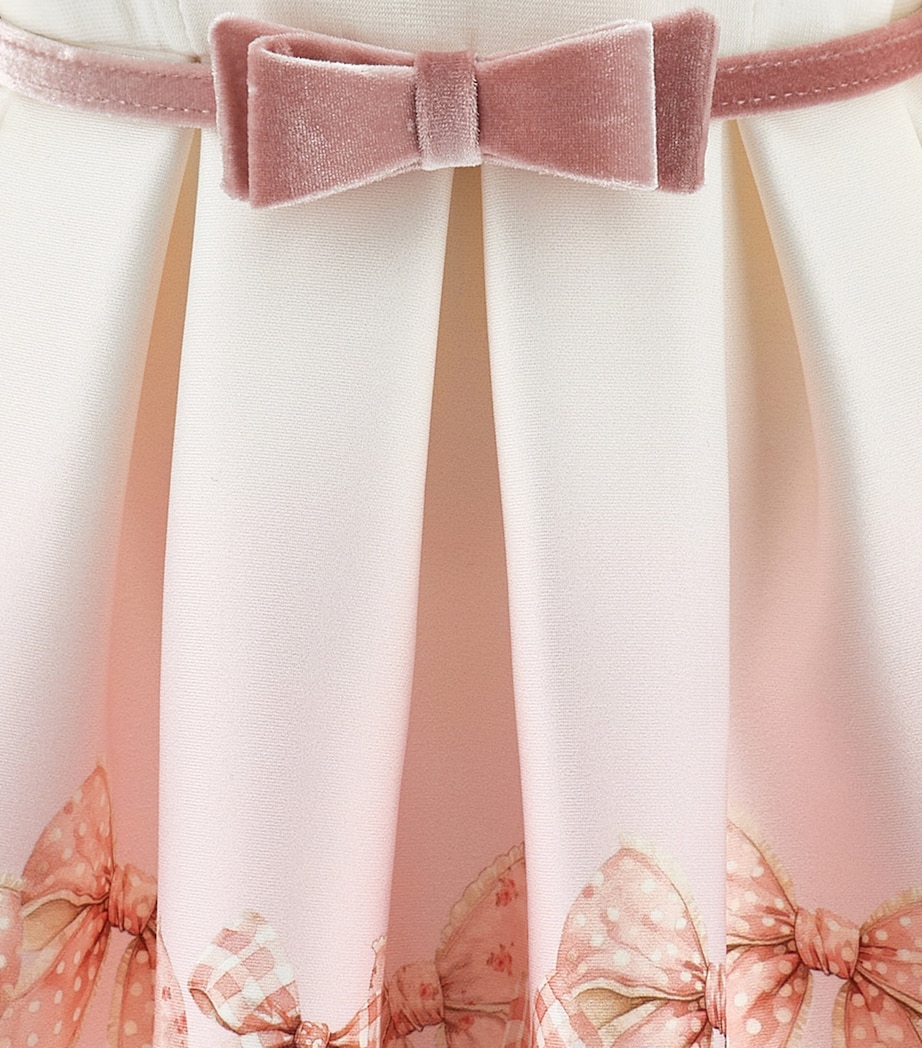 Bow Print Dress (3-36 Months) PANNA+FAIRYTALE Image 3
