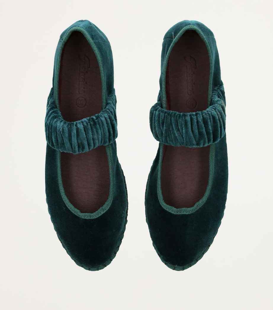 Velvet Mafalda Espadrilles DARK GREEN Image 6