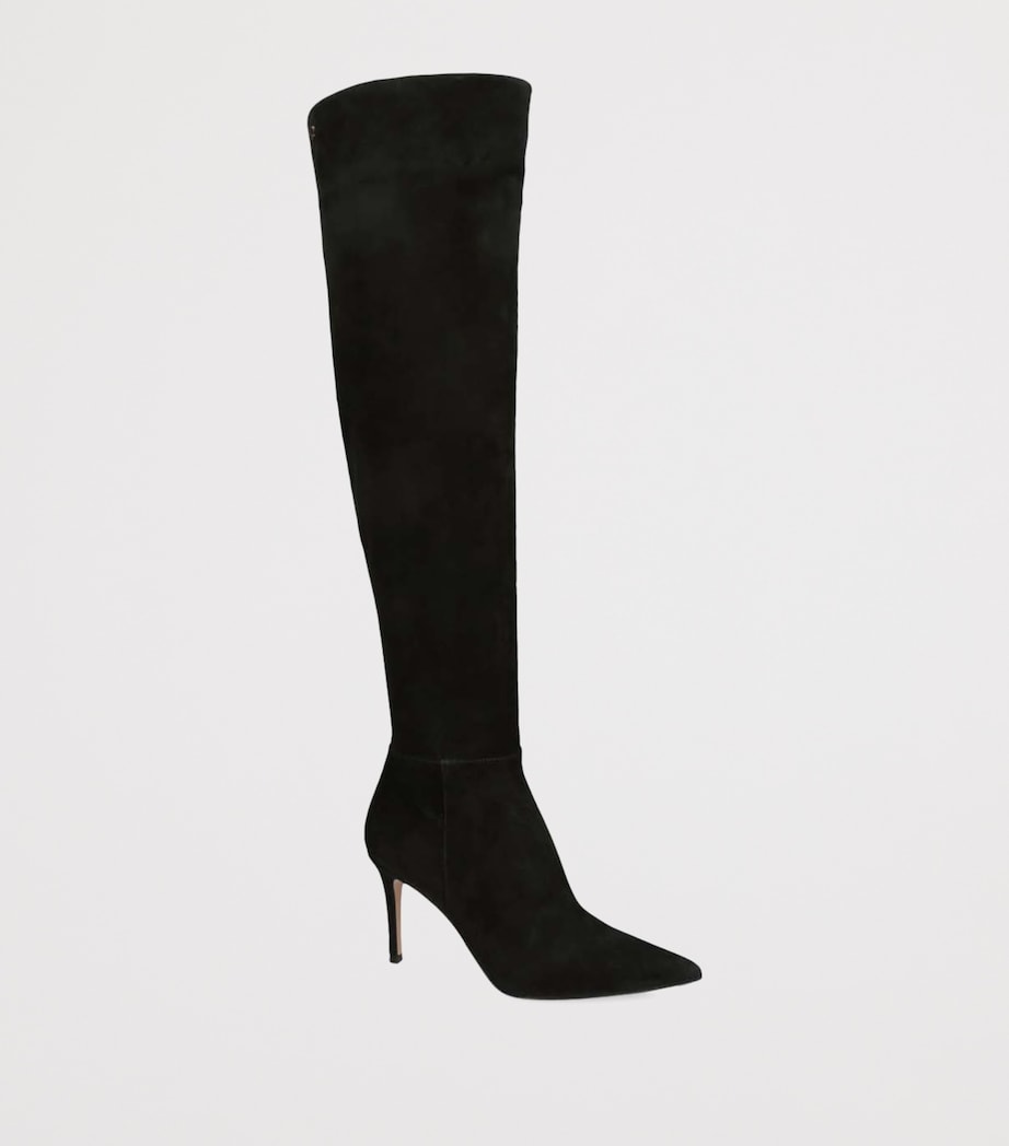 Suede Jules Over-the-Knee Boots 85 BLACK Image 3
