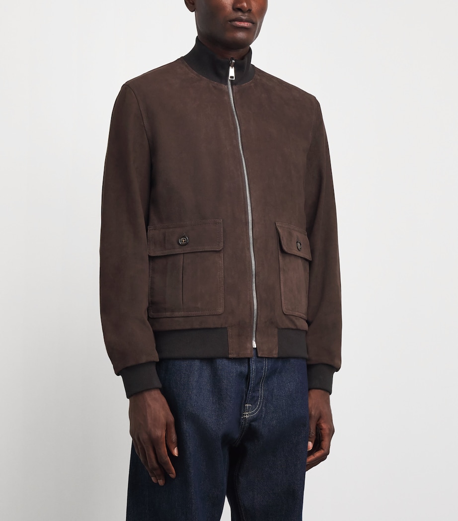 Valstar Mens Reversible Valstarino Suede Jacket Caffe/miltry Image 4