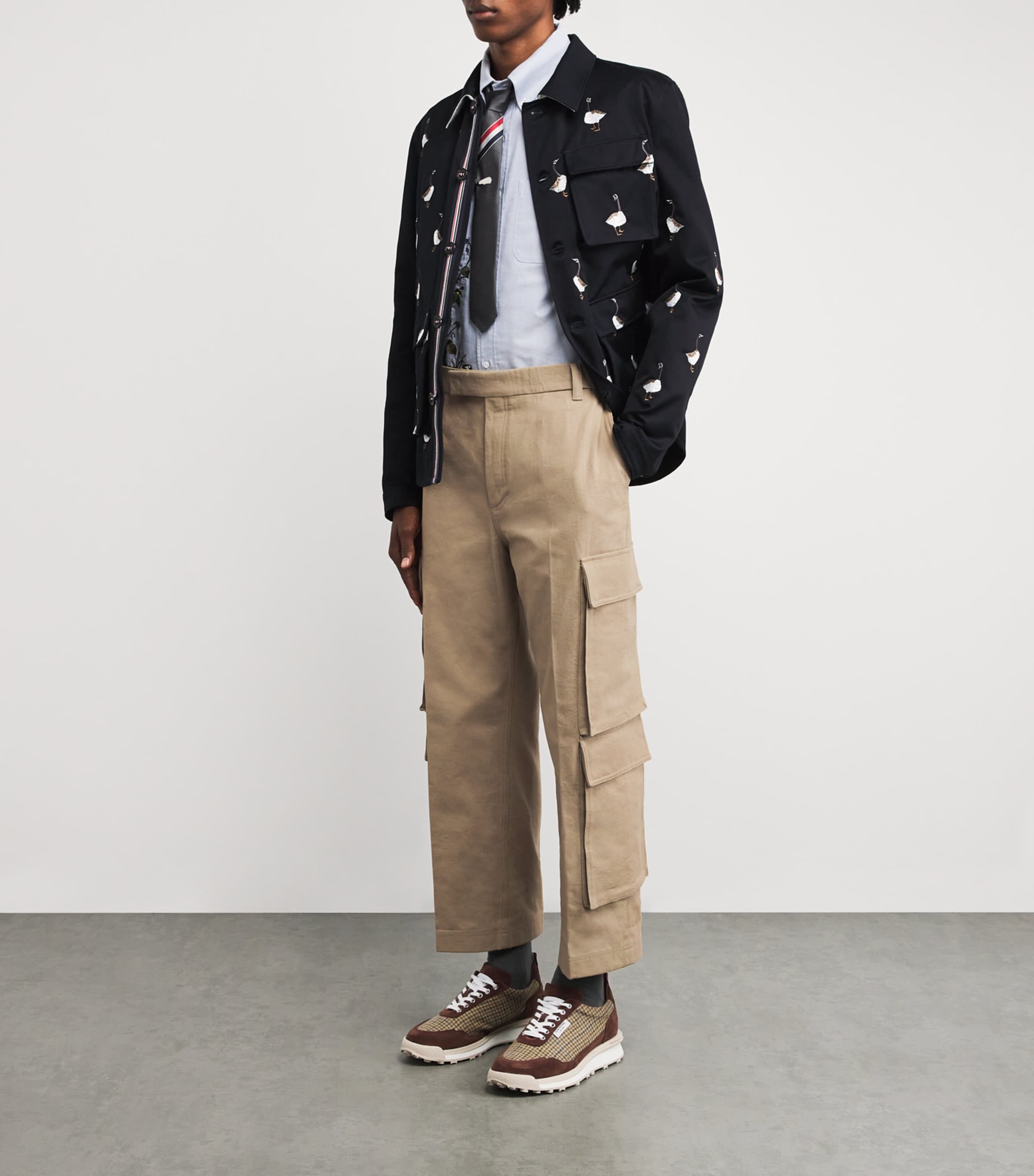 Cotton Cargo Trousers CAMEL Image 2