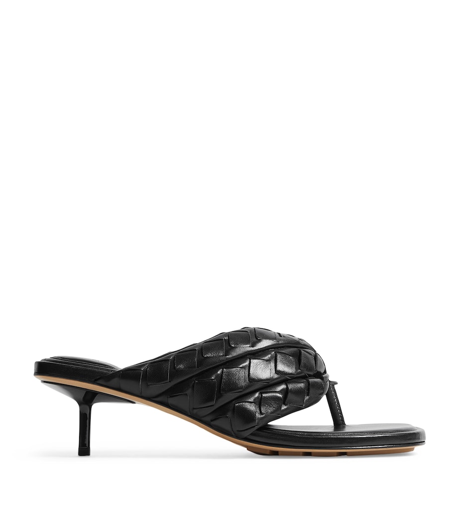 Bottega Veneta Leather Salsa Kitten Heel Sandals 50 Image 1