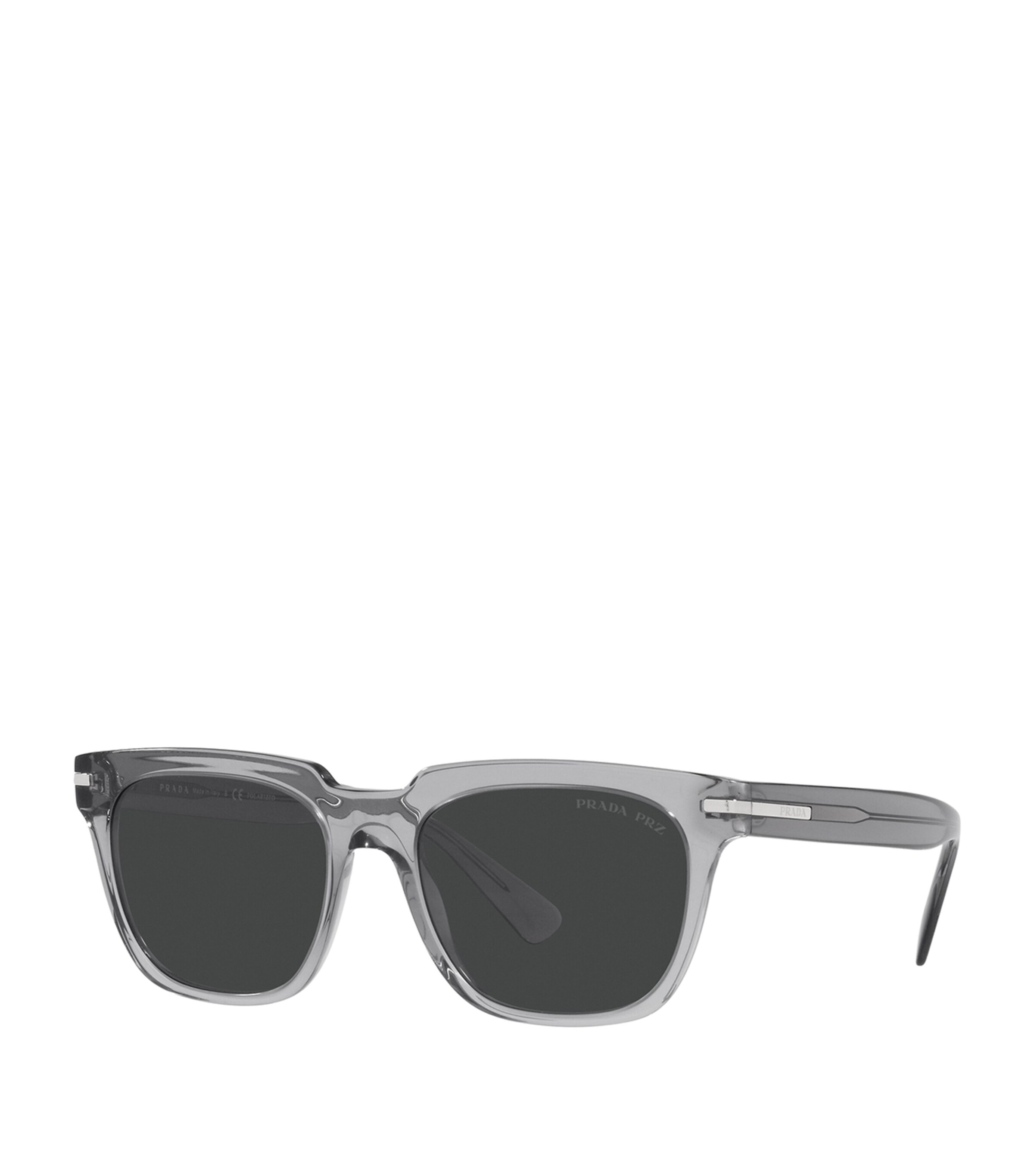 Clear Acetate Wayfarer Sunglasses 08U08G Image 2