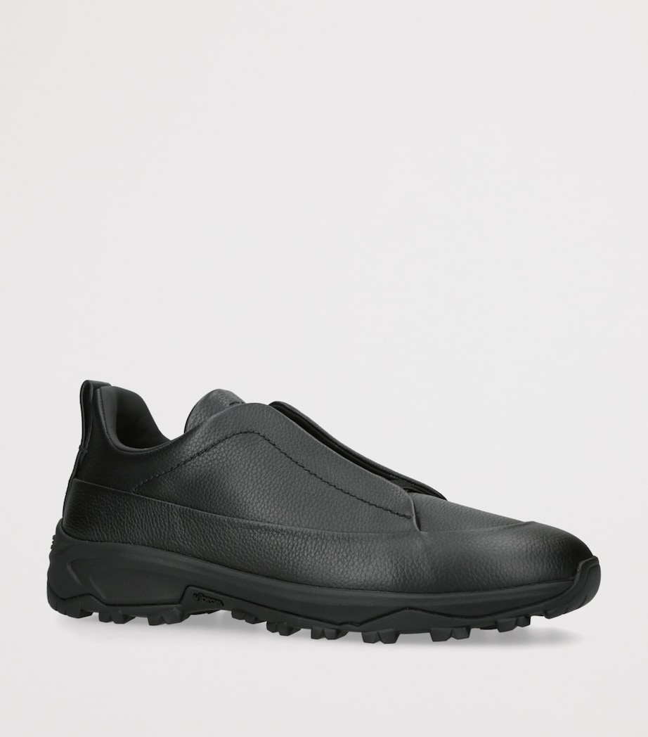 Leather Monte Sneakers BLACK Image 3
