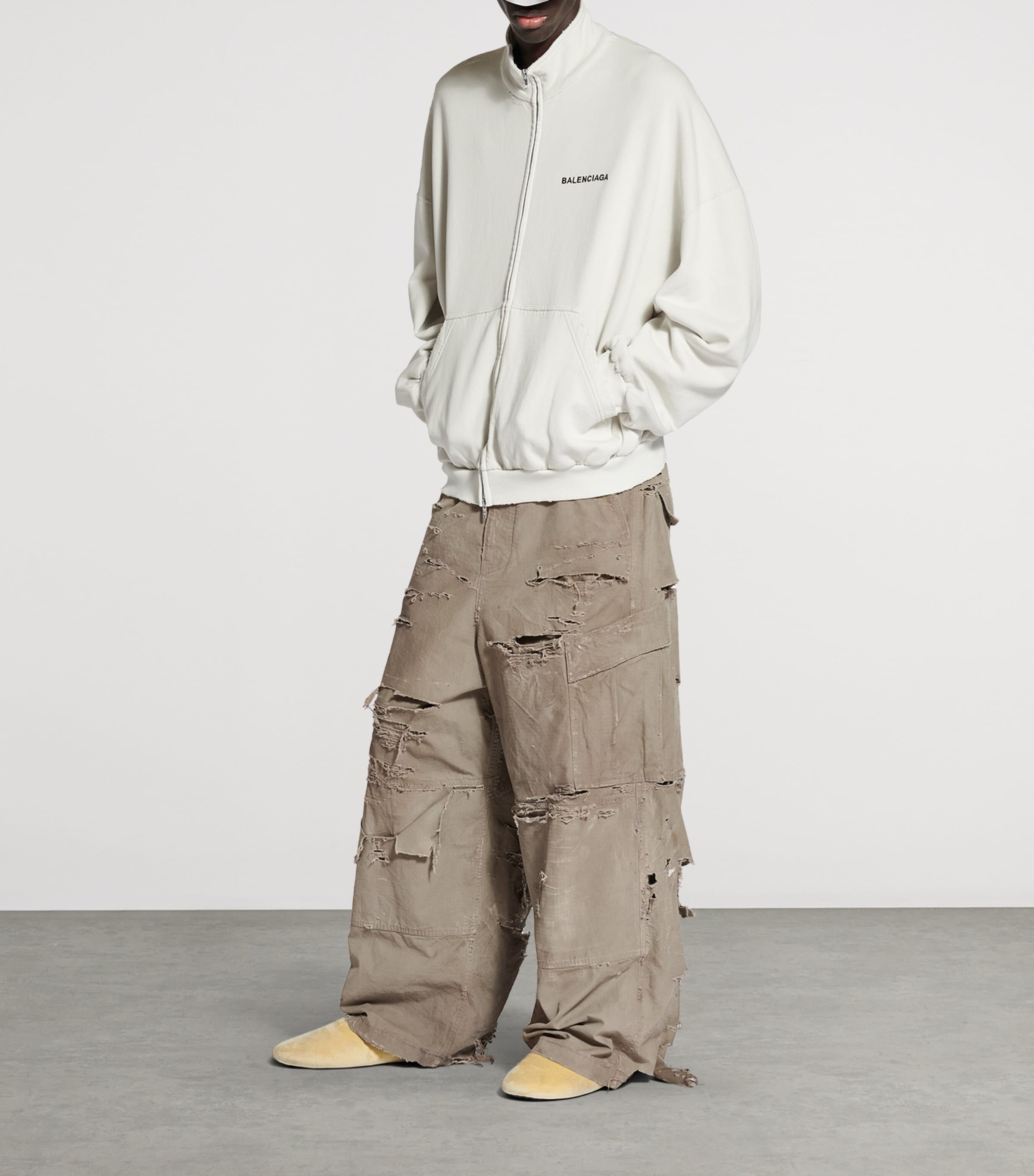 Cotton Logo Zip-Up Jacket 9012 Image 4