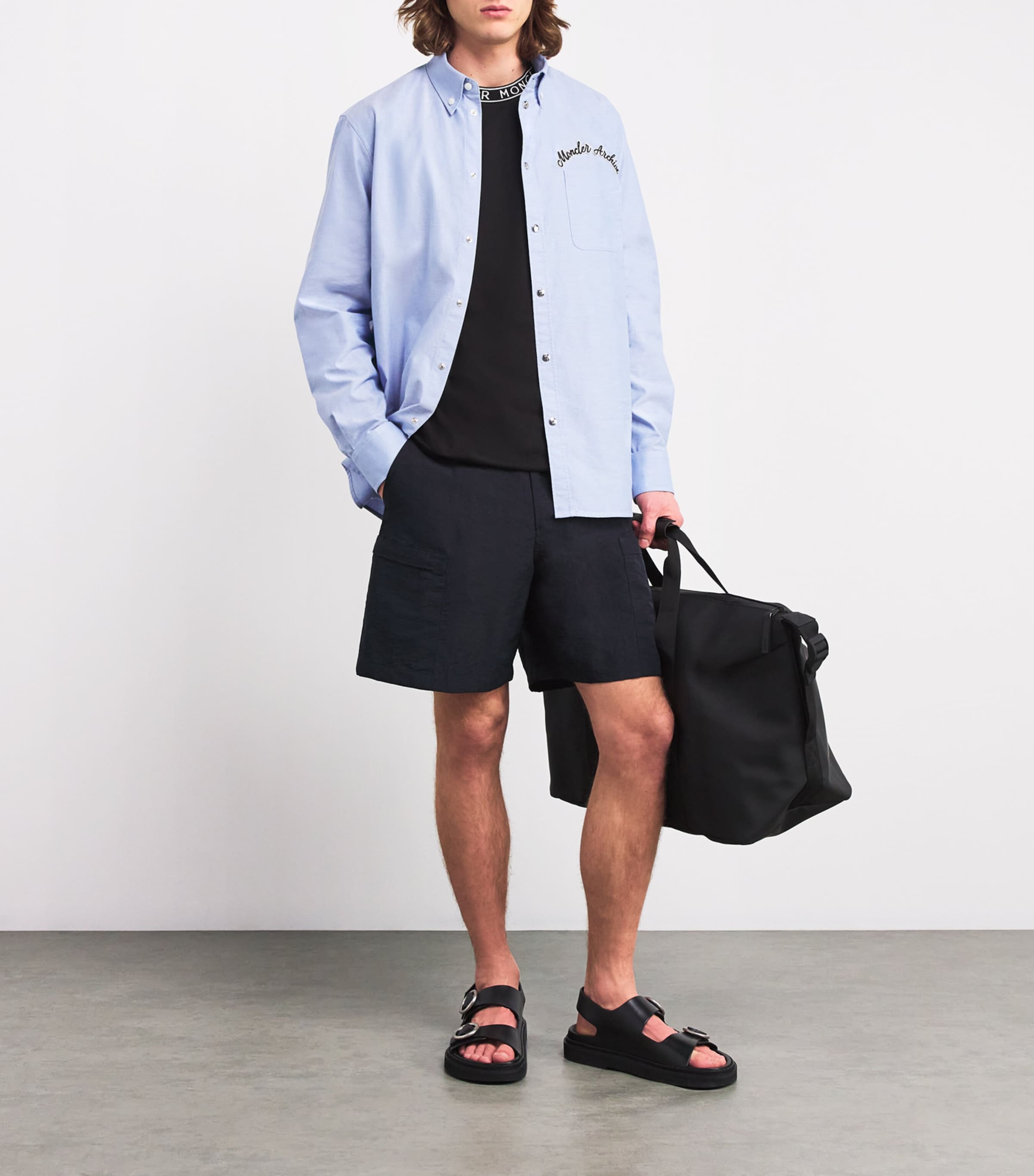 Cotton Logo-Trim T-Shirt 999 Image 2