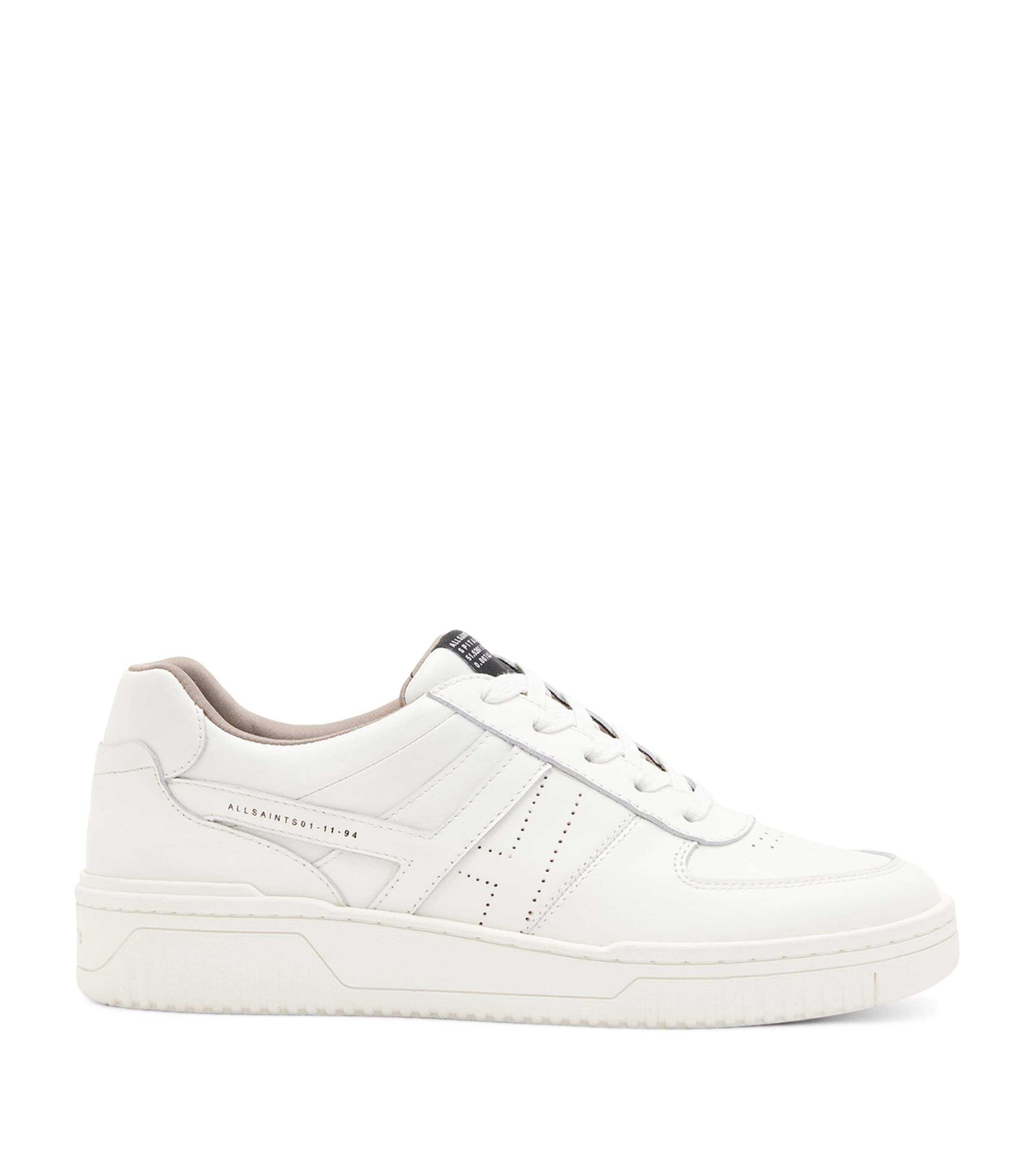 Allsaints Leather Valentina Low-top Sneakers In White