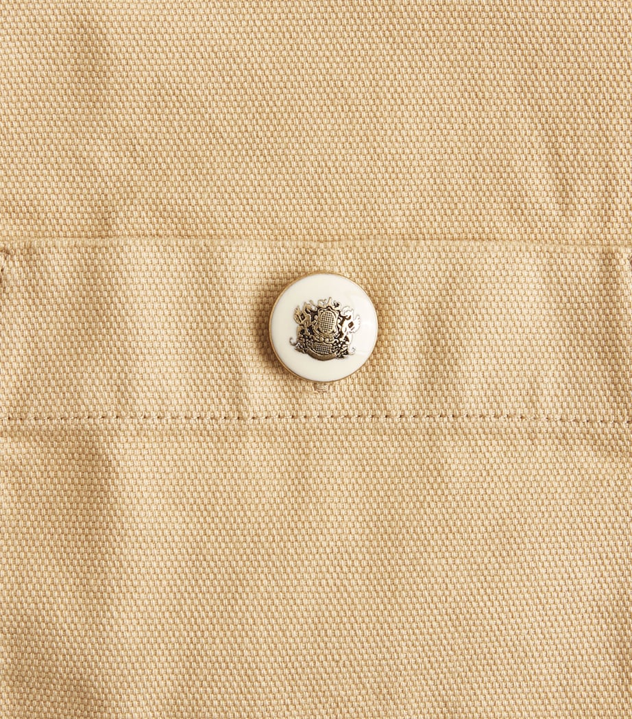 Sandro Paris Womens Twill Jacket Beige Image 6