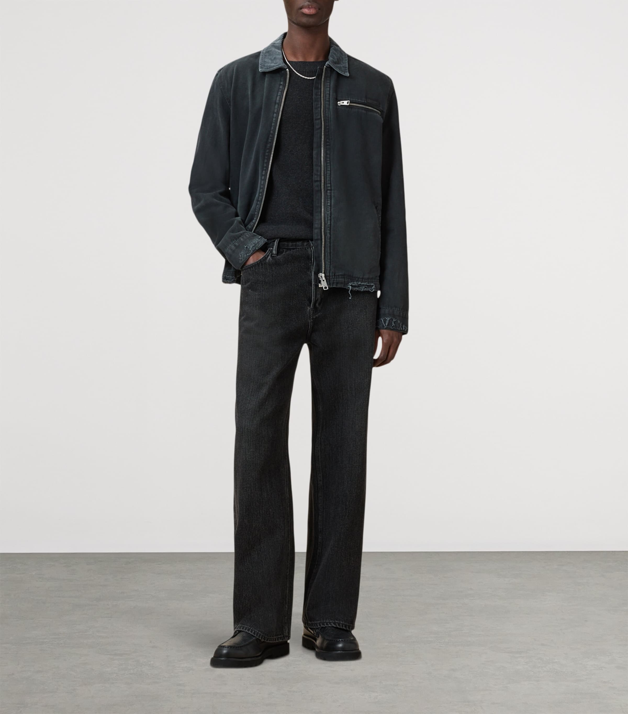 Organic Cotton-Wool Aspen Sweater CINDER BLACK Image 3