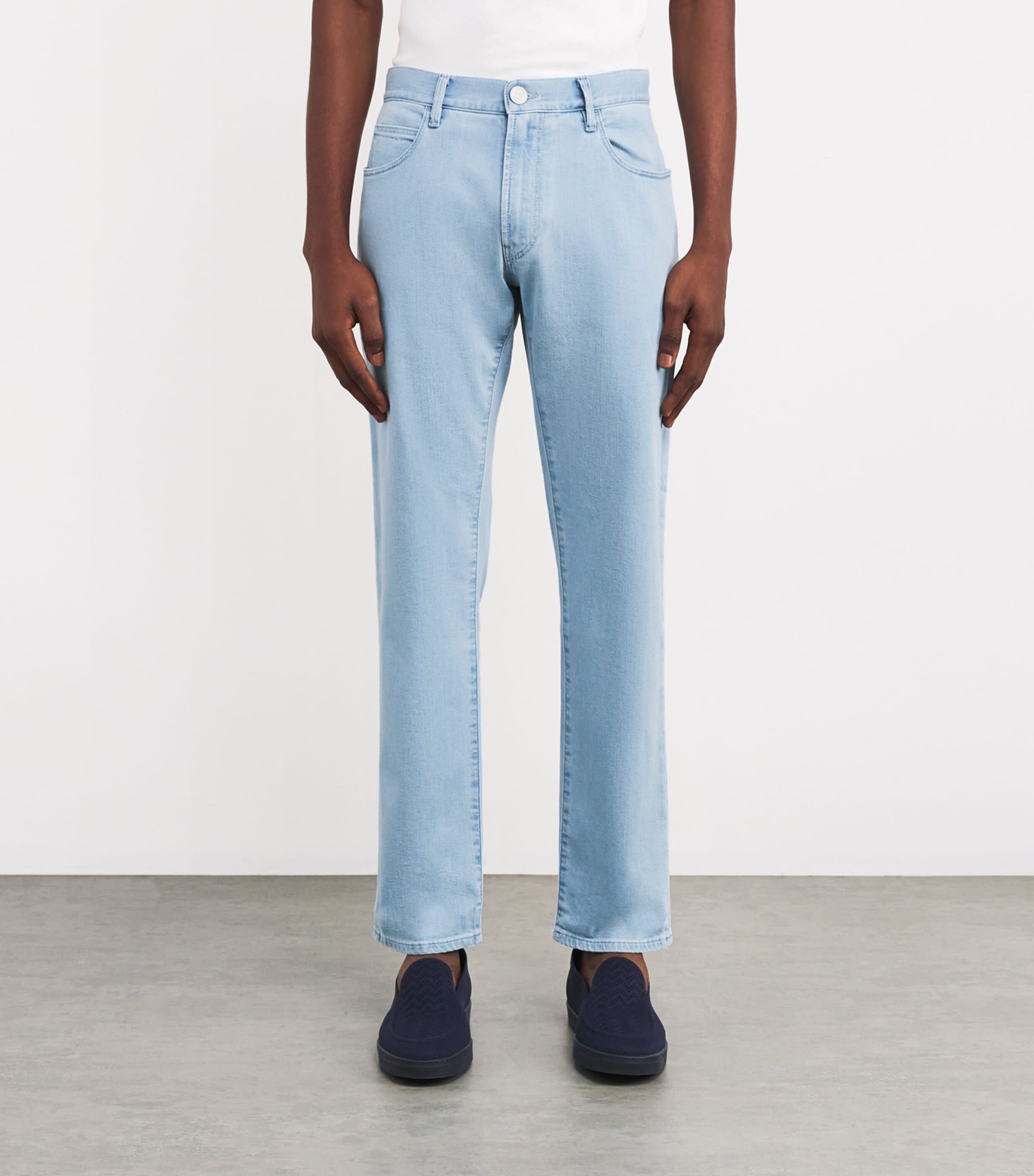 Giorgio Armani Mens Stretch-Cotton SlimJeans Image 3