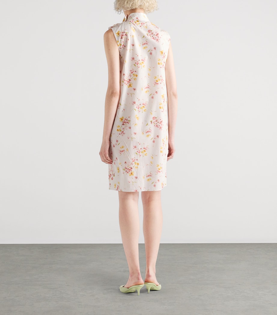 Cotton Floral Print Midi Dress F0638 Image 5