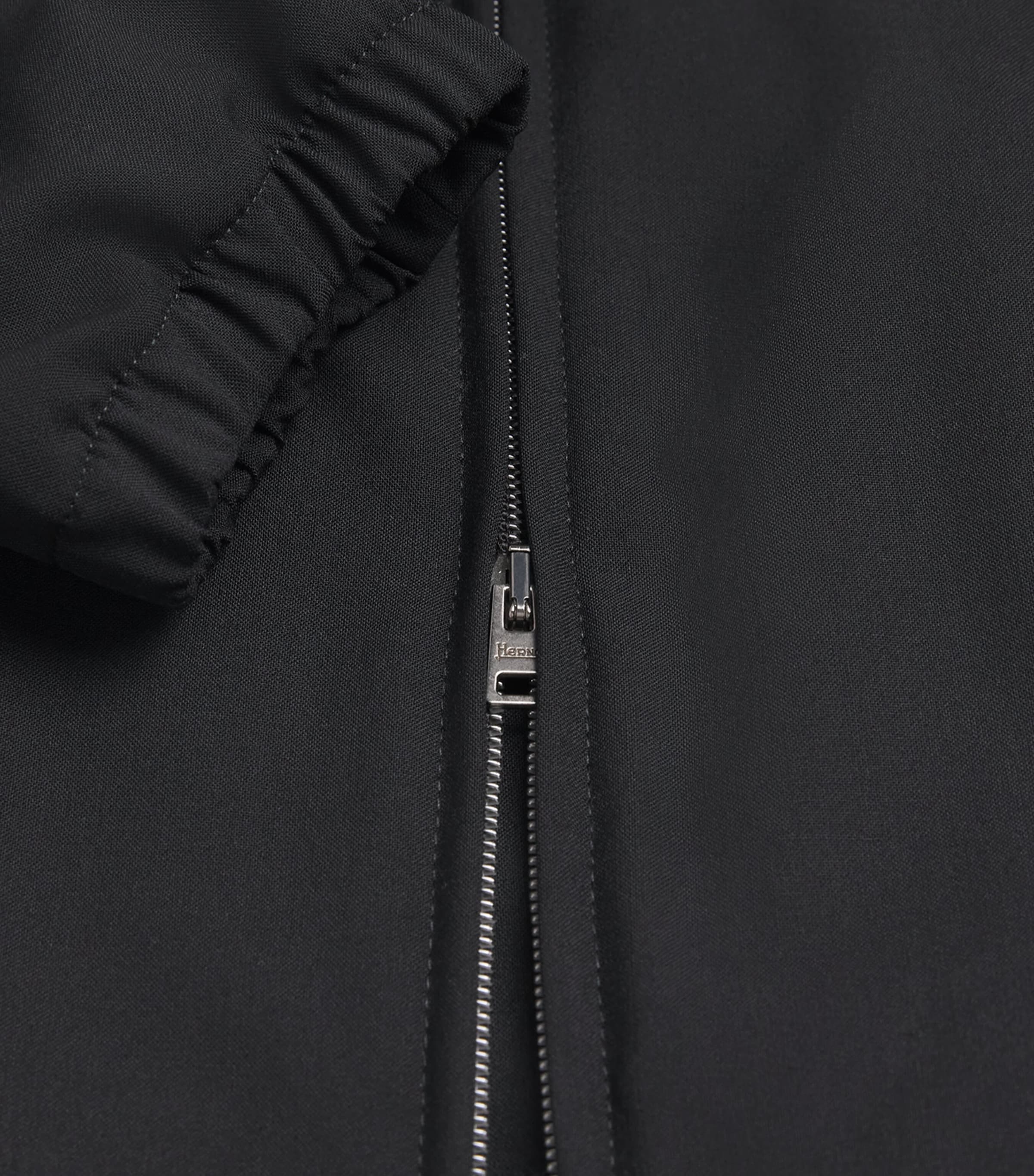 Herno Mens Technical Bomber Jacket Nero Image 6