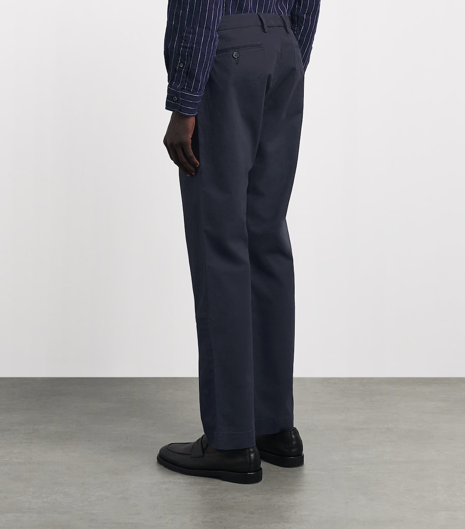 Polo Ralph Lauren Mens Stretch-Cotton Straight Chinos Navy Image 5
