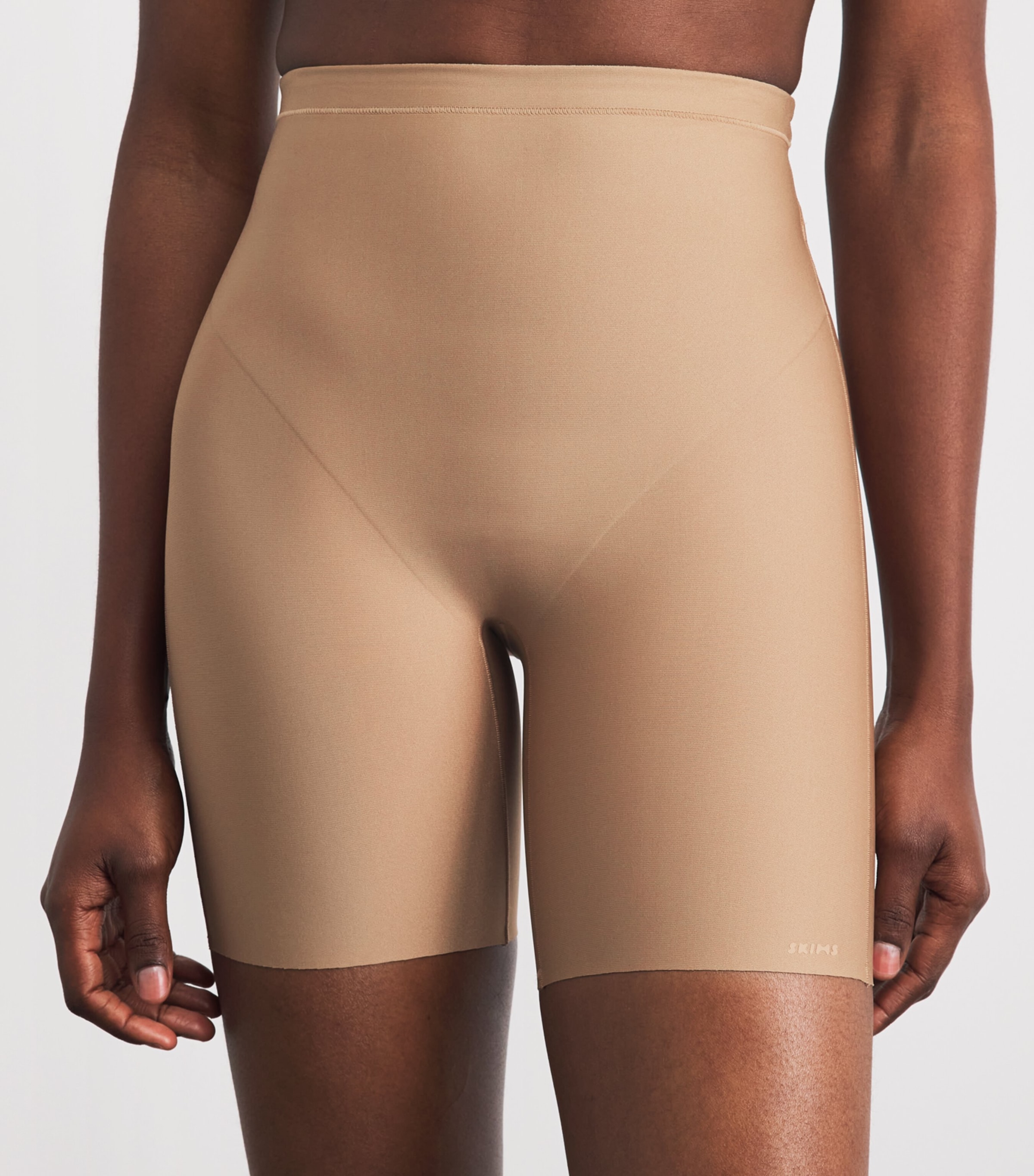Skims Womens Core Sculpt Mid-Waist Shorts Sienna Image 2