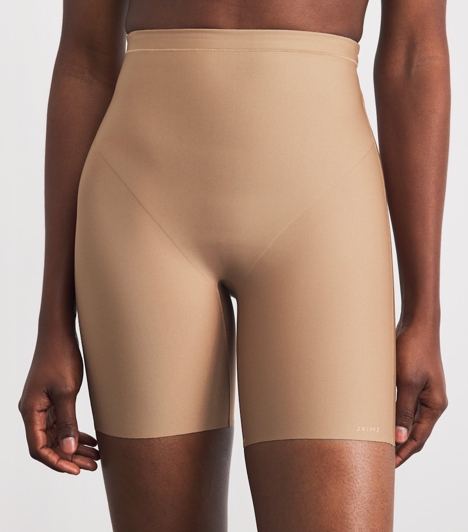 Skims Womens Core Sculpt Mid-Waist Shorts Sienna Image 2