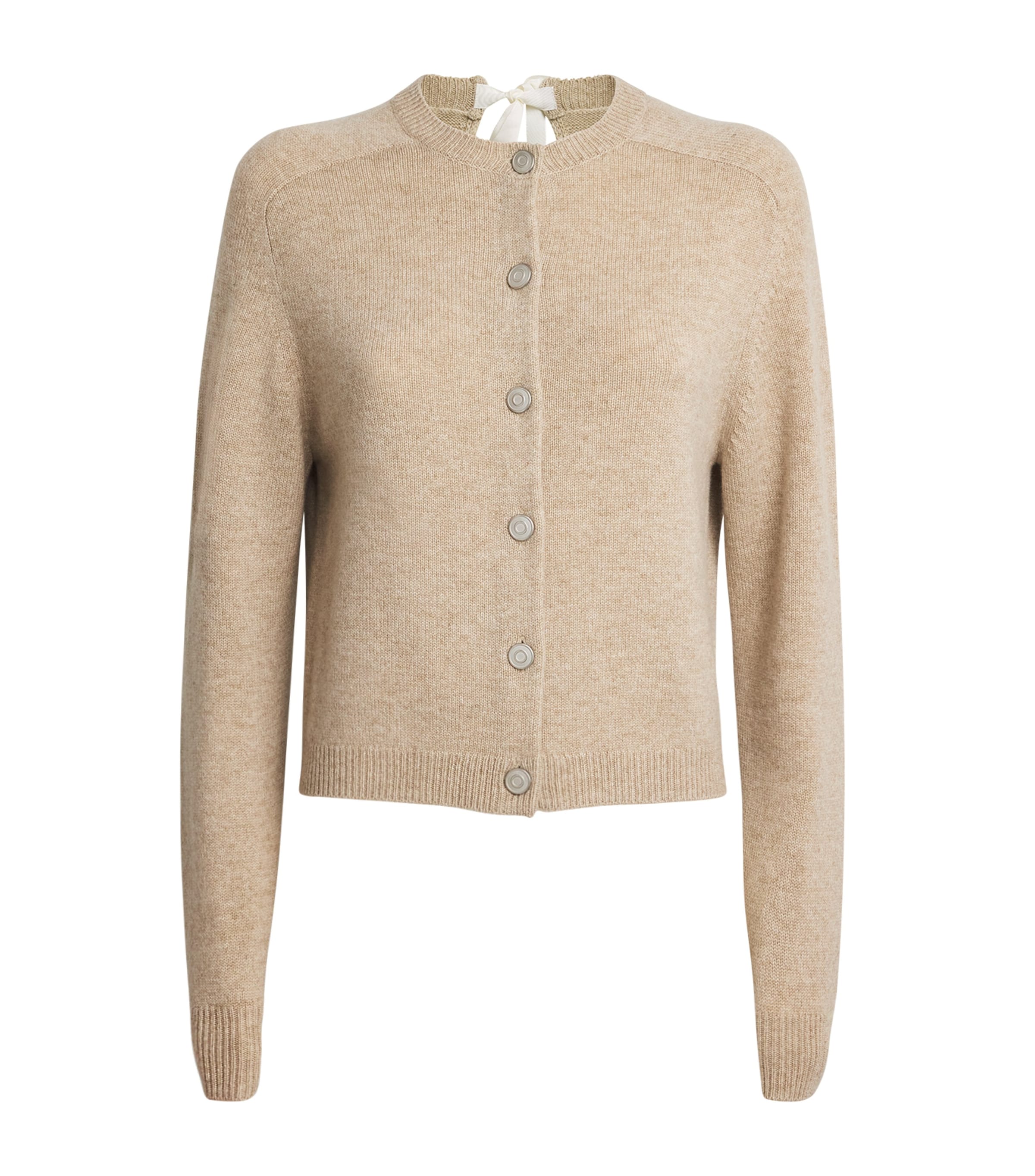 CARVEN CASHMERE TIE-BACK CARDIGAN 