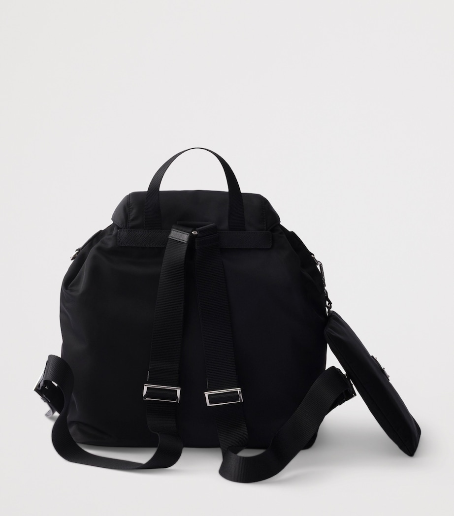 Prada Medium Re-Nylon Backpack Black Image 3