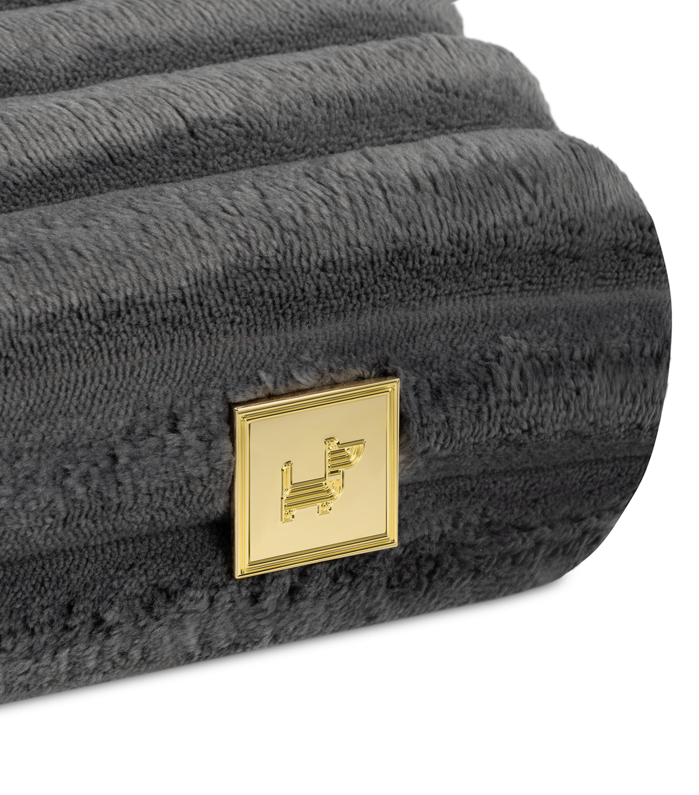 Large Organic Orthopaedic Dog Mattress GREY Image 2