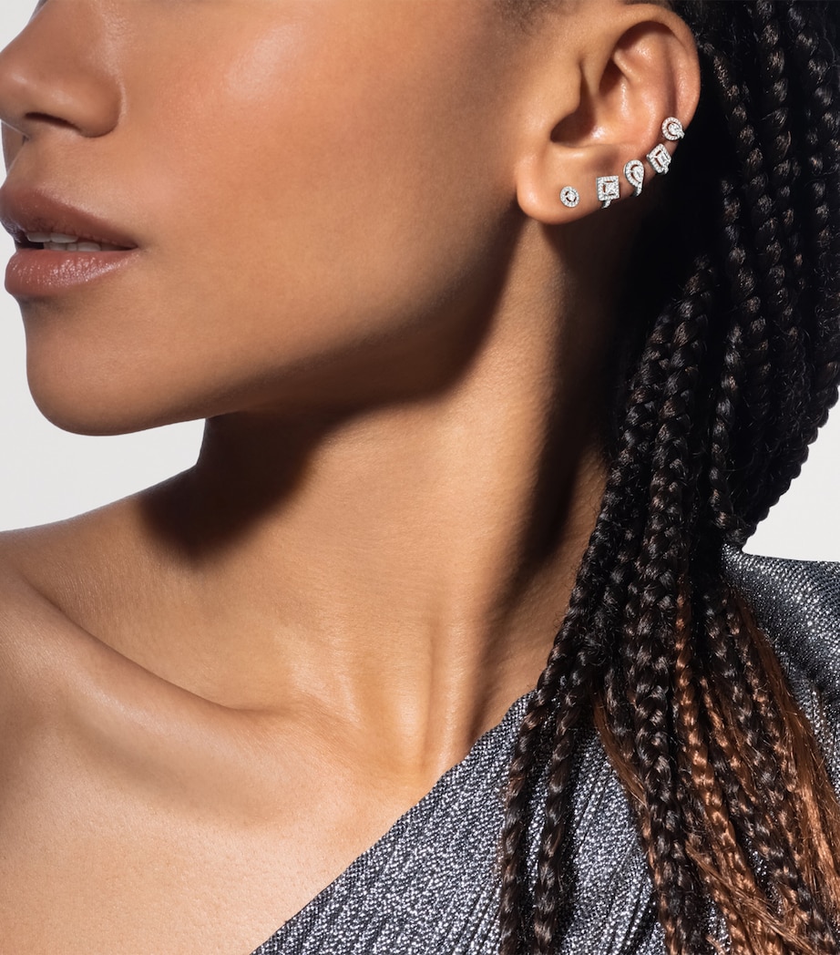 Messika My Twin White Gold and Diamond Earring and Ear Cuff White Gold Image 2
