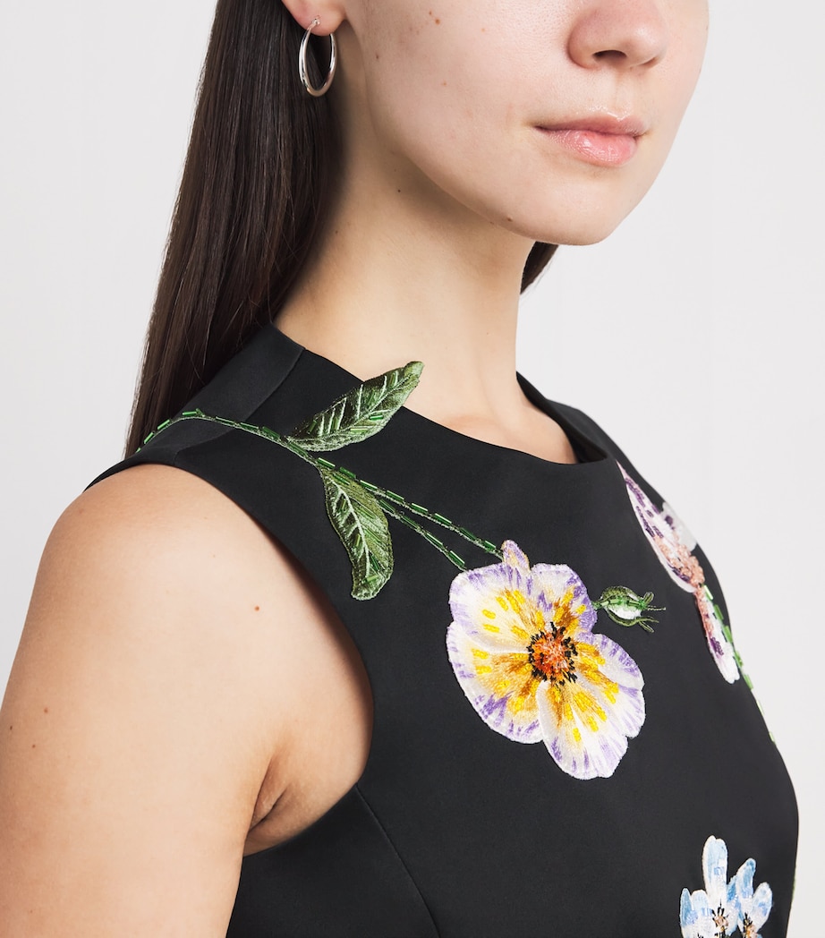 Embellished Cleo Midi Dress BOTNCL PRNT IN EBONY Image 4