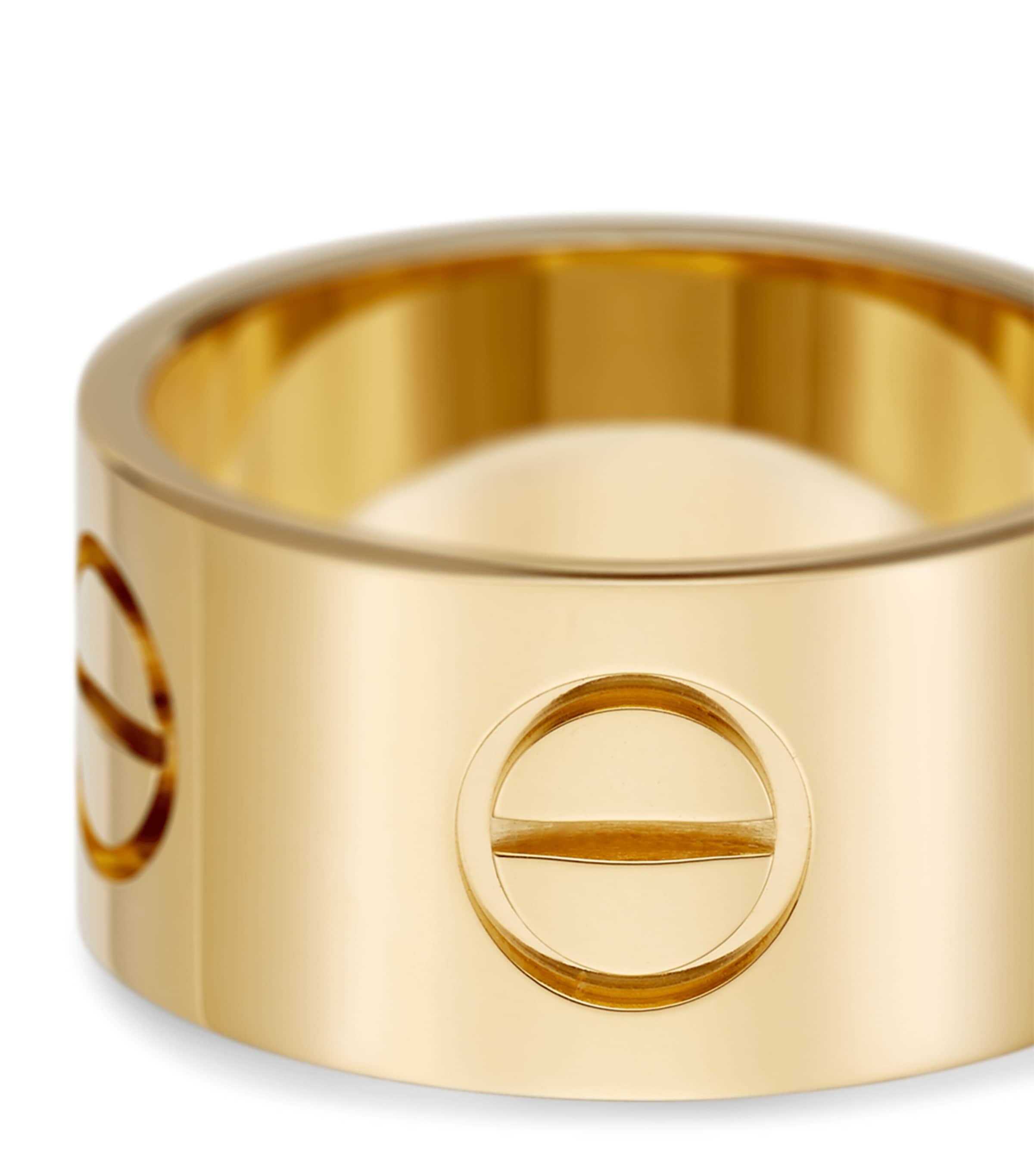 Yellow Gold LOVE Ring YELLOW GOLD Image 4