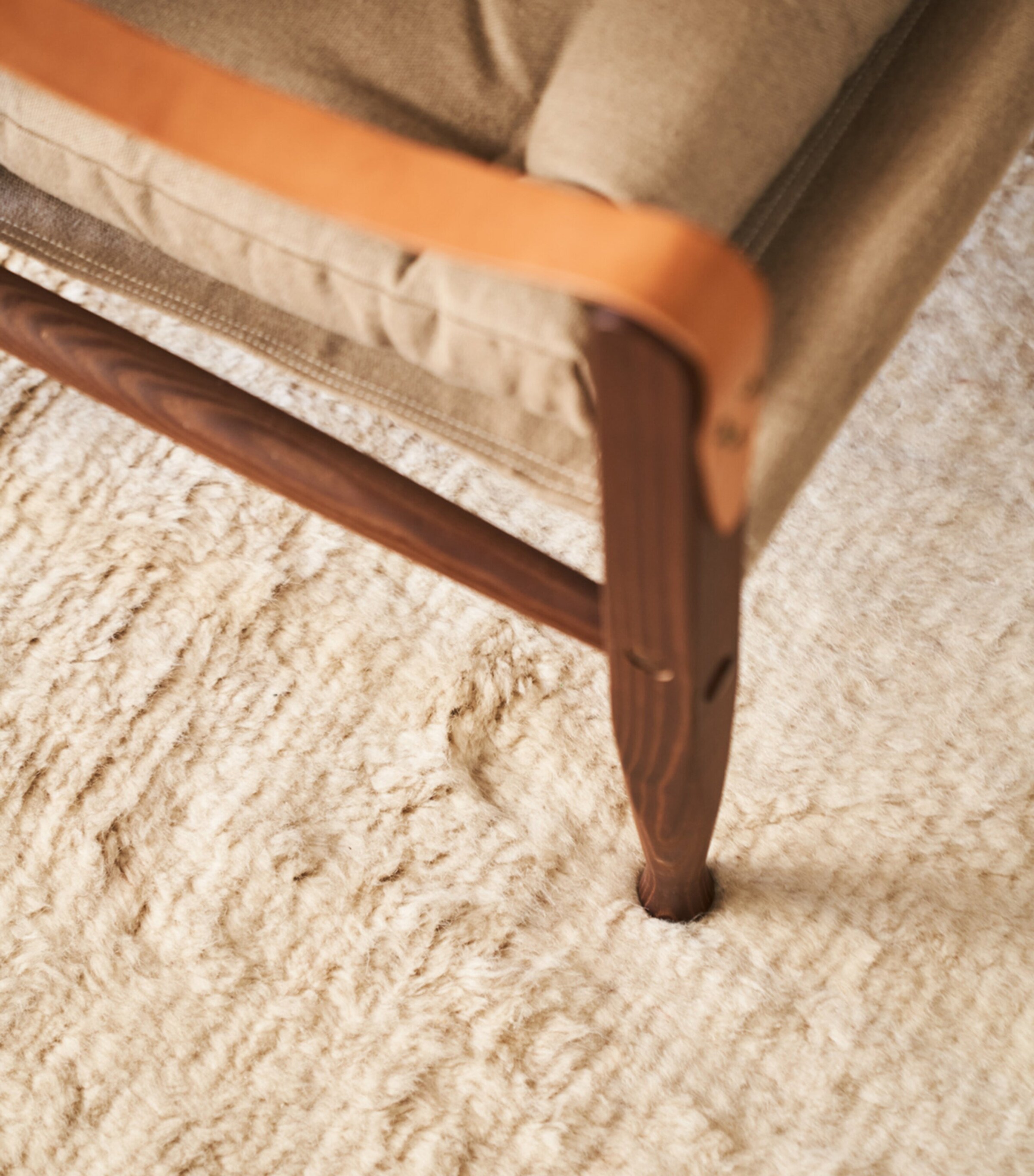 Wool Fossil Tan Rug (2.74m x 1.83m) NEUTRAL Image 4