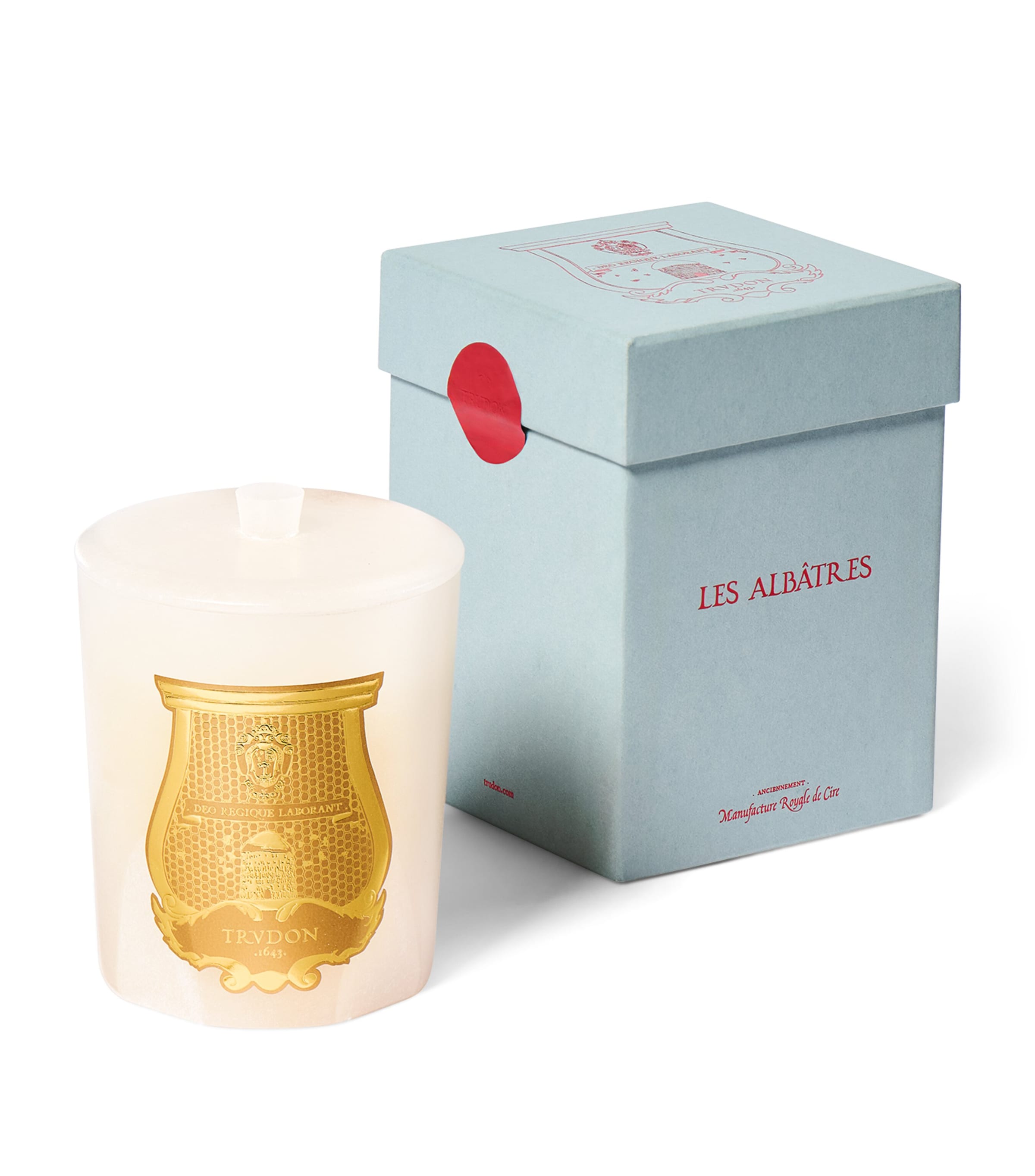 Trudon Alabaster Cyrnos Scented Candle (270g) - Refill White Image 2
