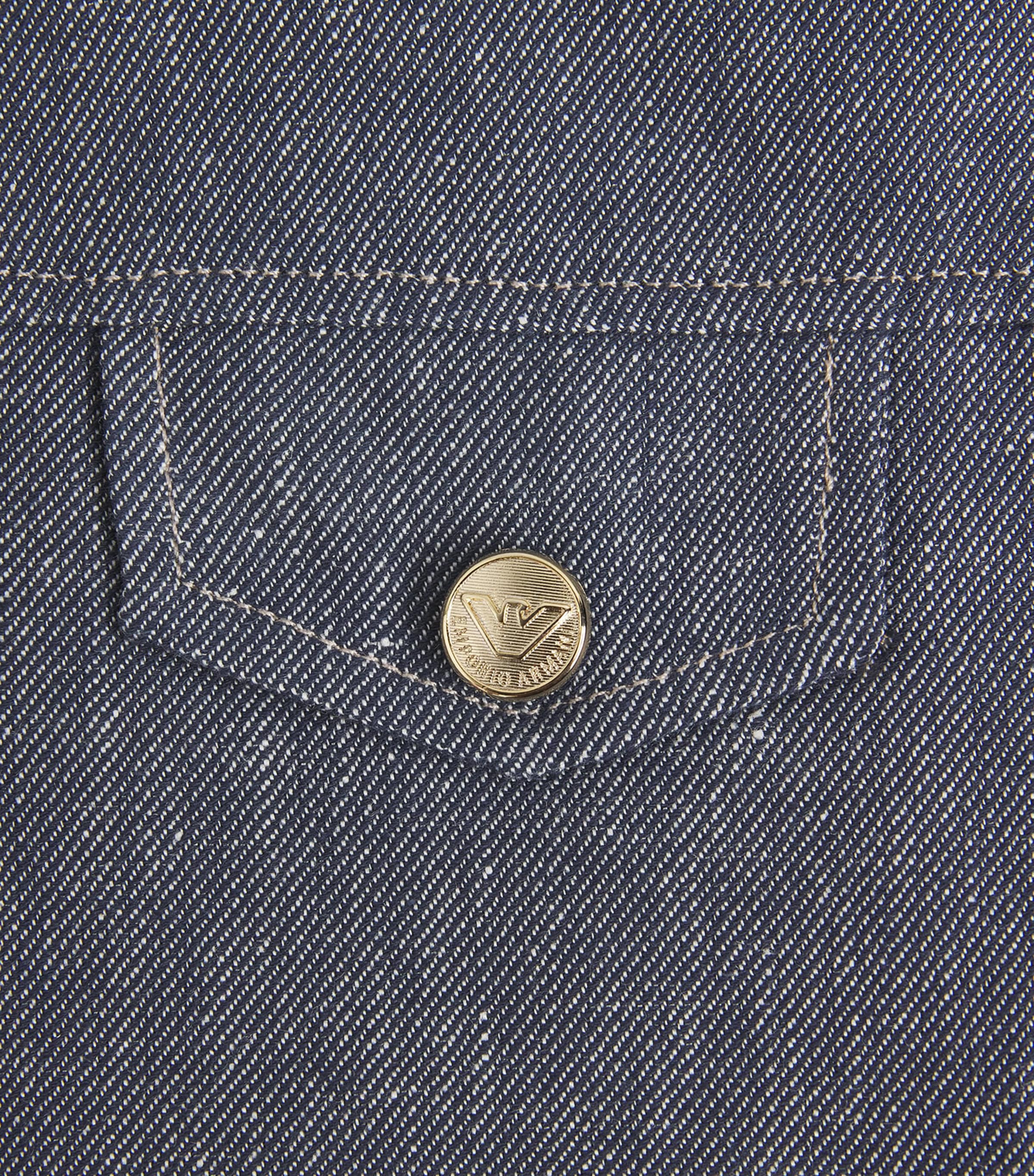 Linen-Cotton Dress (4-14 Years) FOLKSTONE GRAY Image 3