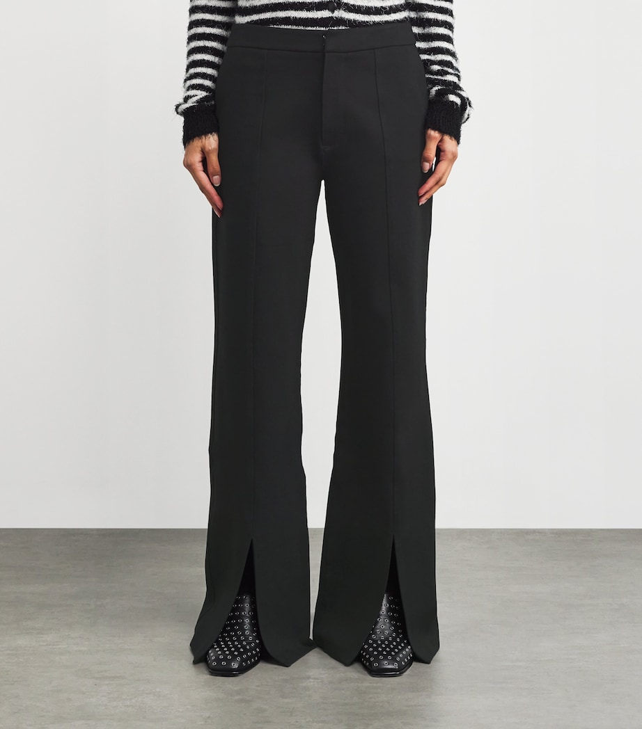 Sofia Flared Trousers BLACK Image 3