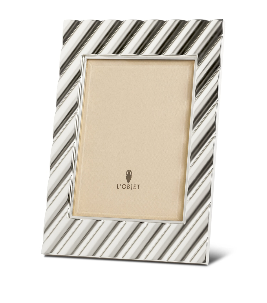 L'Objet Maxime Photo Frame (5” x 7”) Platinum Image 1