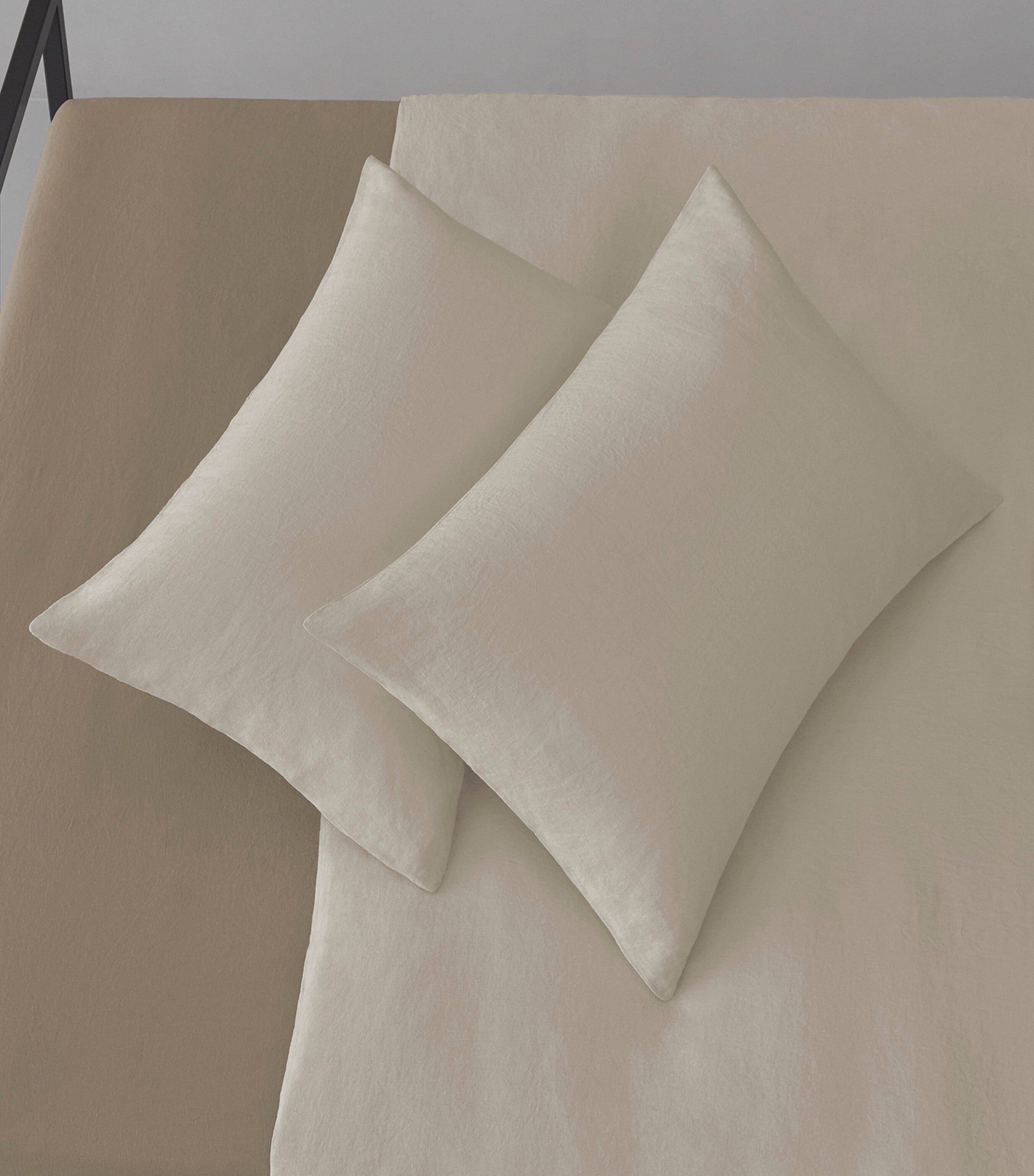 Society Limonta Linen Rem King Duvet Cover Set (230cm x 220cm) Marmo Image 3
