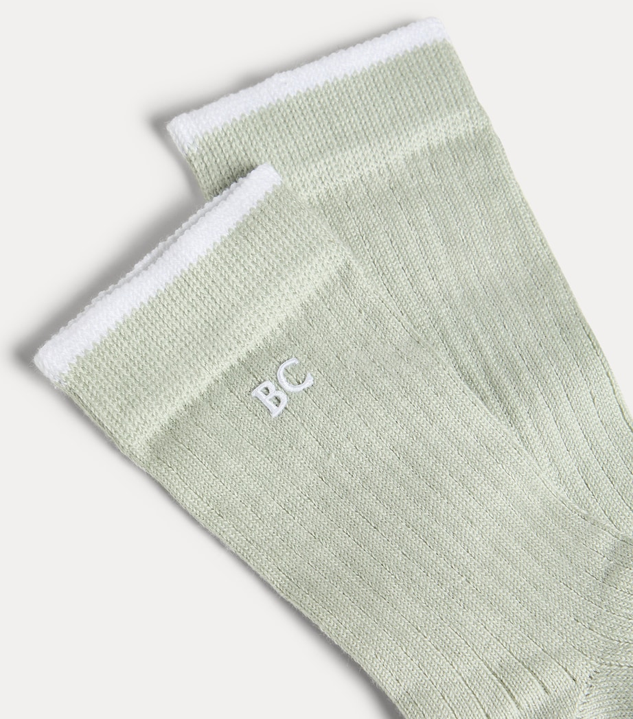 Brunello Cucinelli Kids Cotton Rib Knit Socks (6-36 Months) Image 3