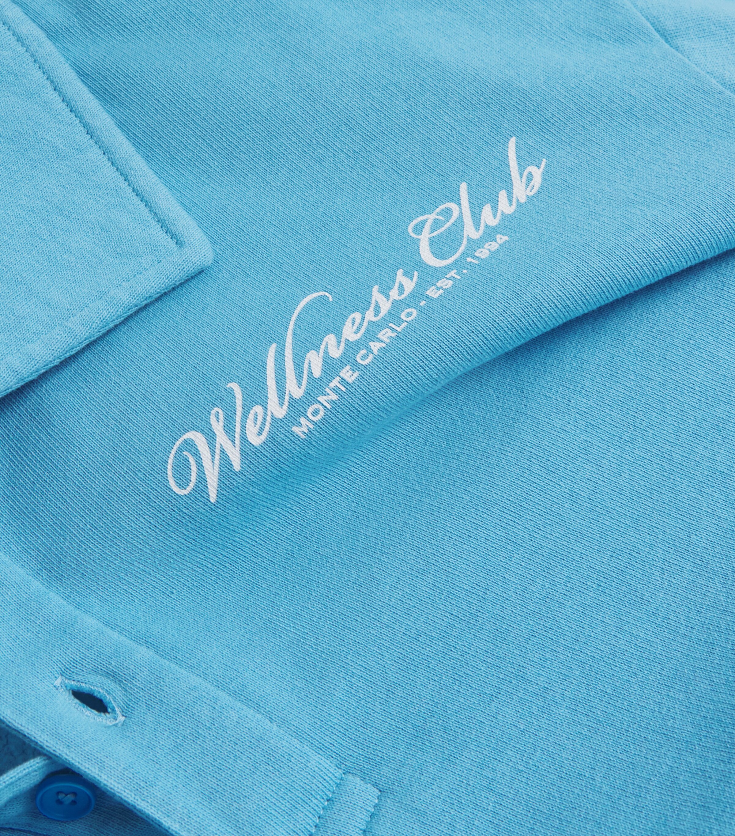 Cotton Wellness Club Polo Shirt JUNIPER Image 5