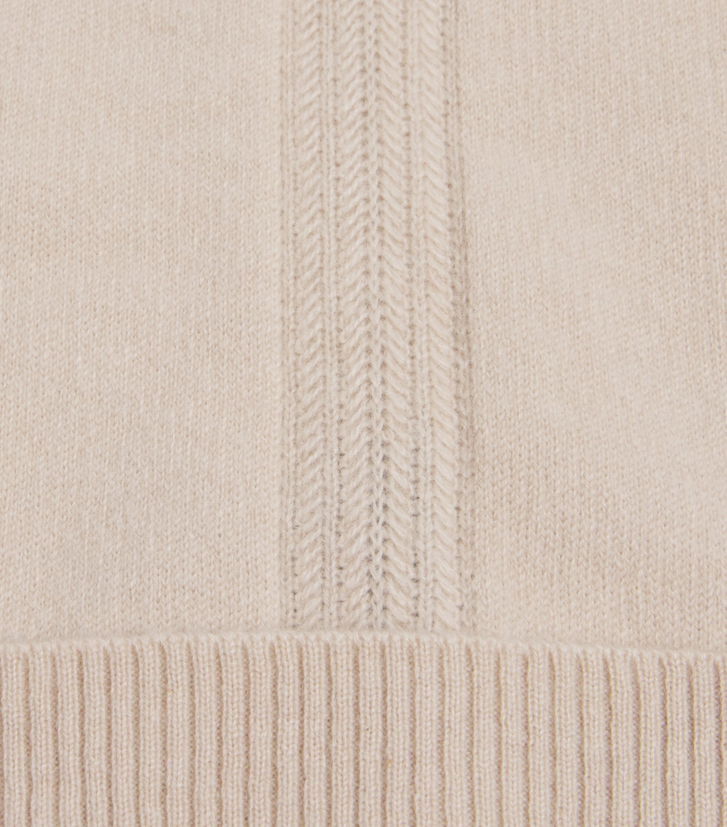 Colombo Cashmere Herringbone Beanie Melange Image 4