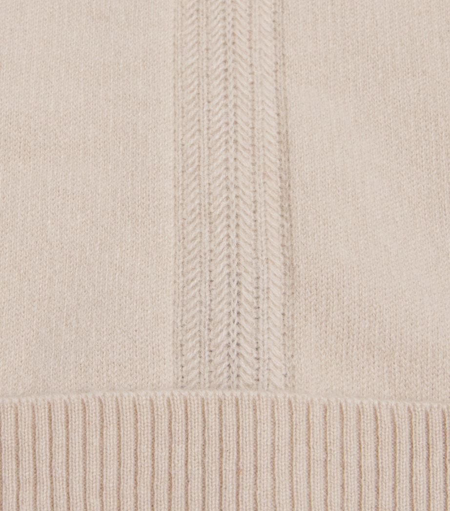 Colombo Cashmere Herringbone Beanie Melange Image 4