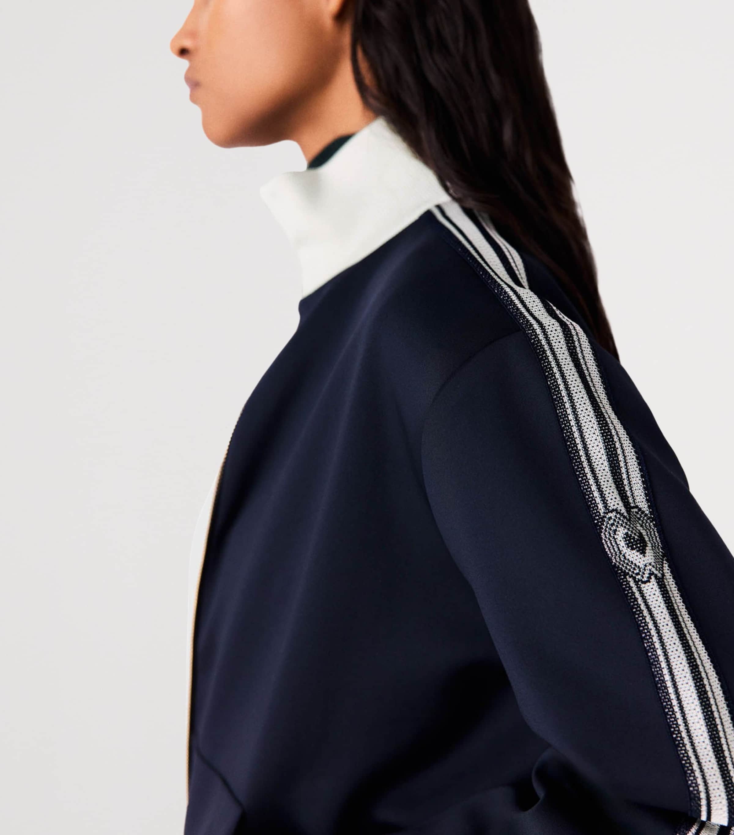 Maje Womens Zip-Up Sweatshirt Navy Image 7
