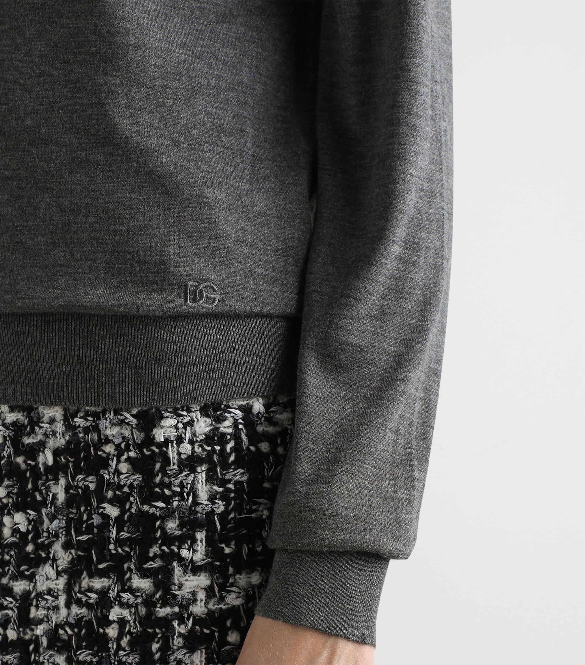 Cashmere Rollneck Sweater N4032-GREY Image 5