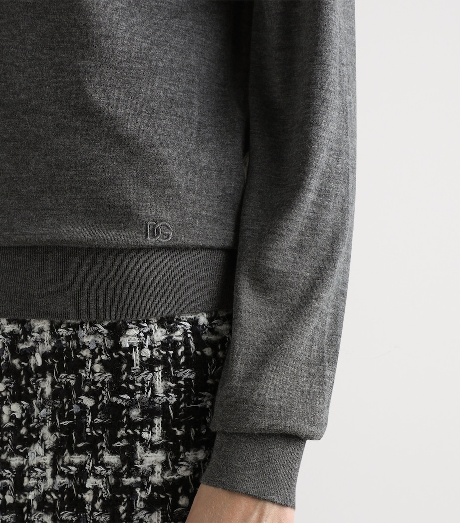 Cashmere Rollneck Sweater N4032-GREY Image 5