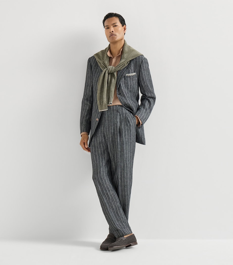Brunello Cucinelli Suede Woven Loafers Image 2